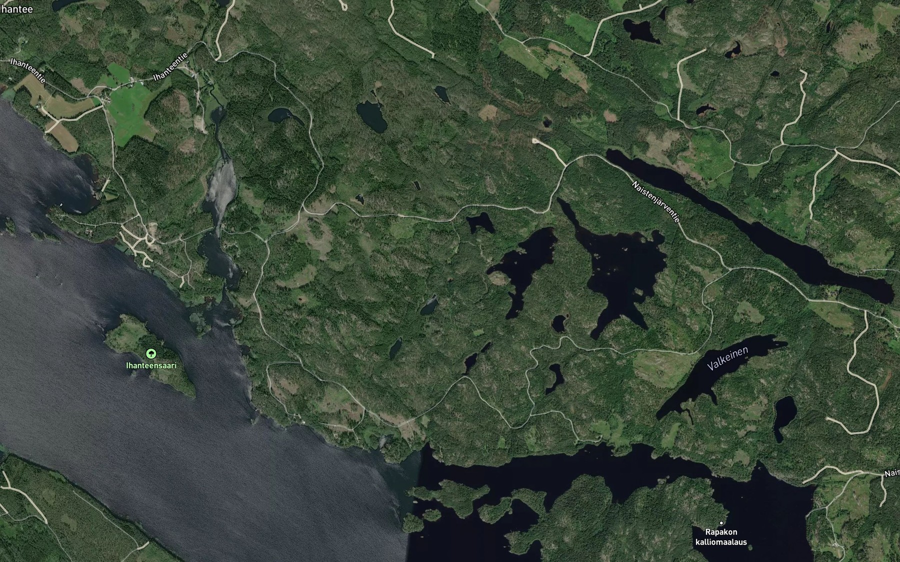 Satellite map of the Silmalampi