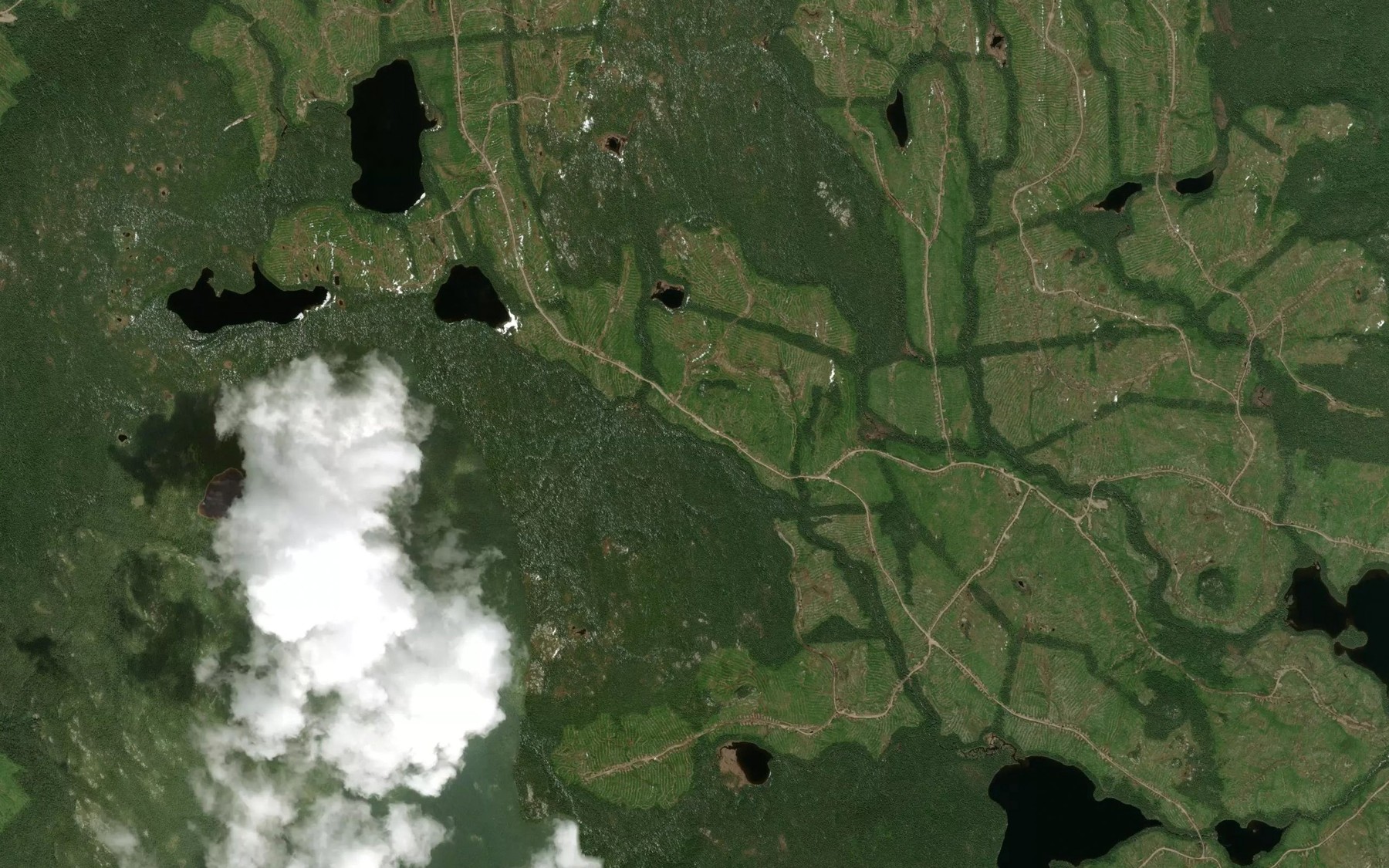 Satellite map of the Ruisseau de Plein Vent