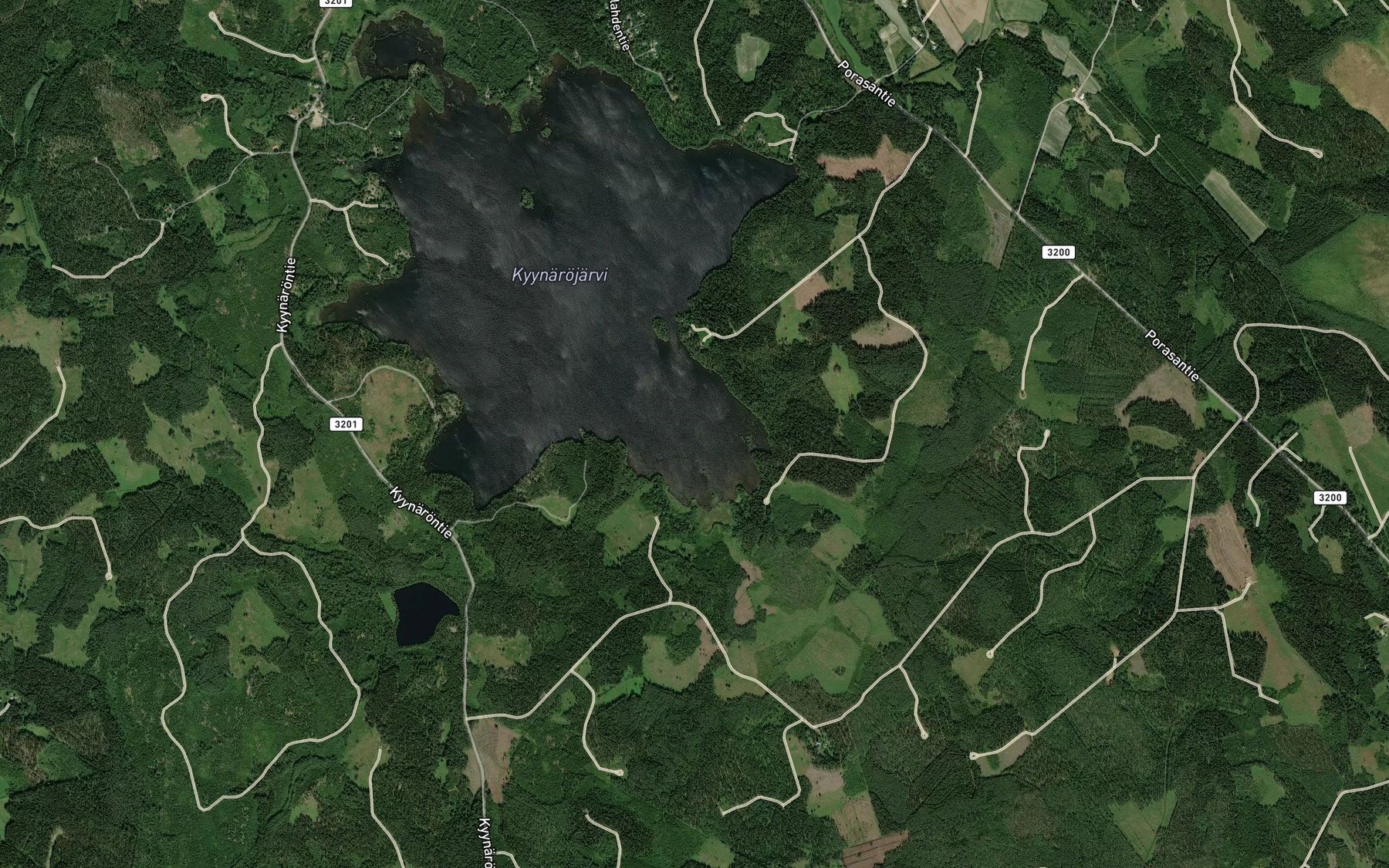 Satellite map of the Kelkanlahti