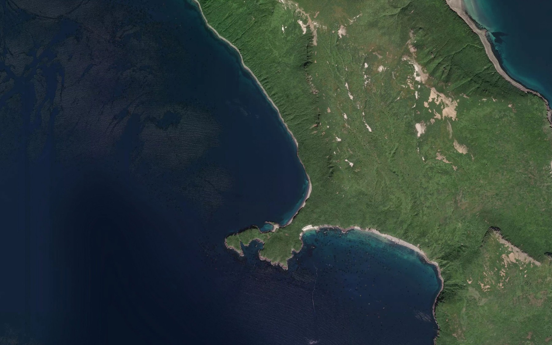Satellite map of the Russian Anchorage