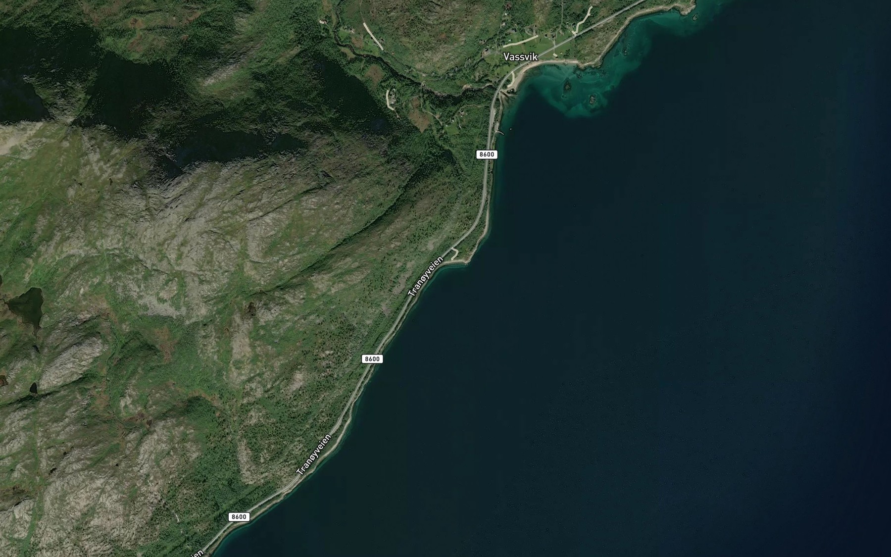 Satellite map of the Mollvika