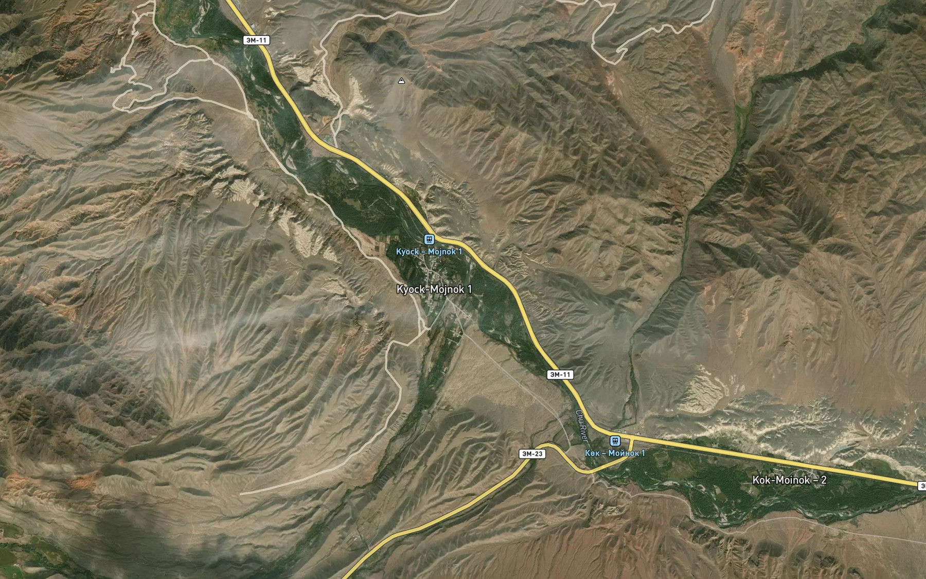 Satellite map of the Baylamtal