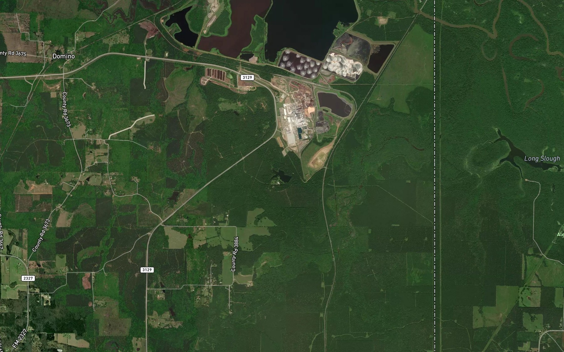 Satellite map of the Supervisors Club Pond