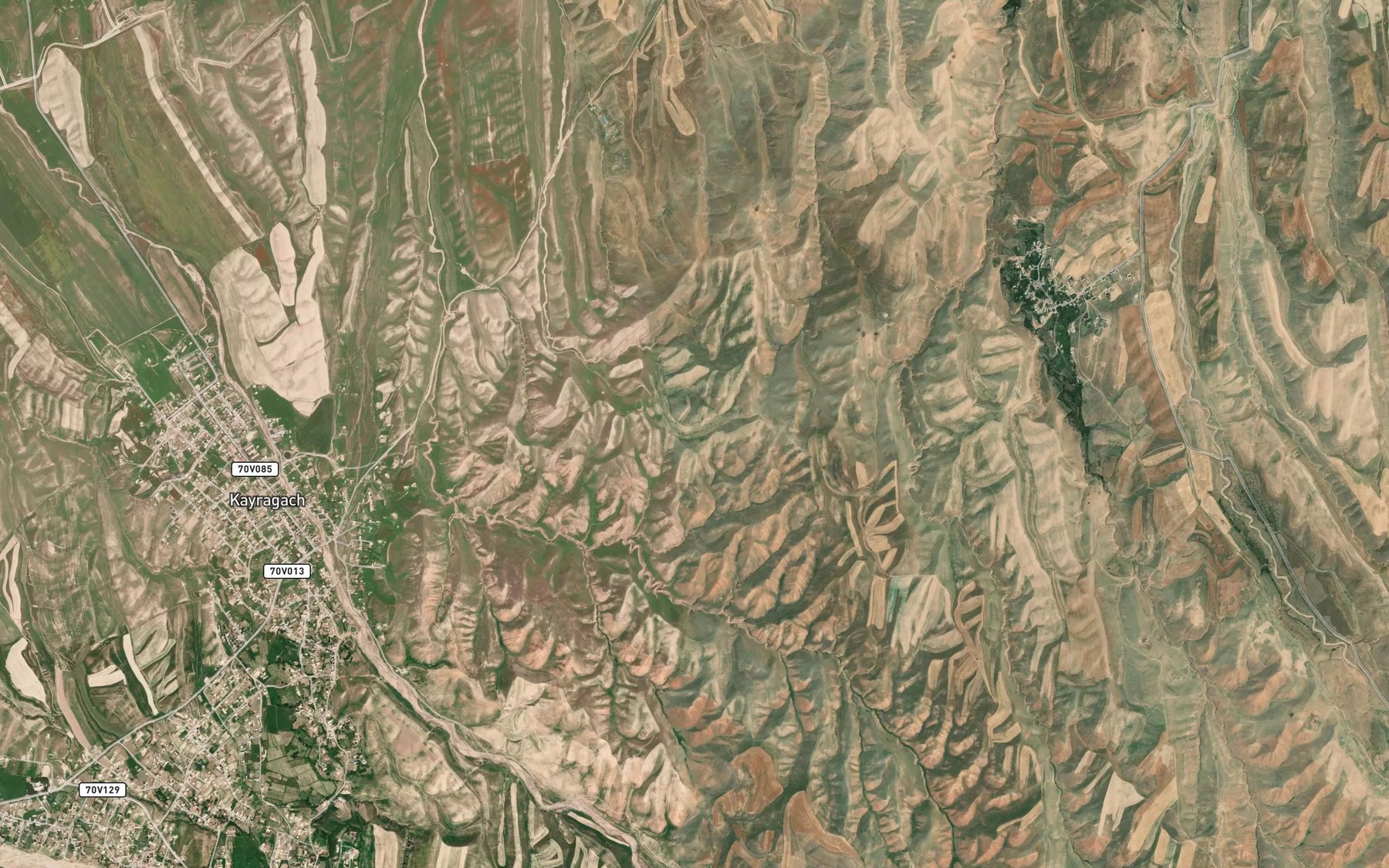 Satellite map of the Gulbuloq Buloq
