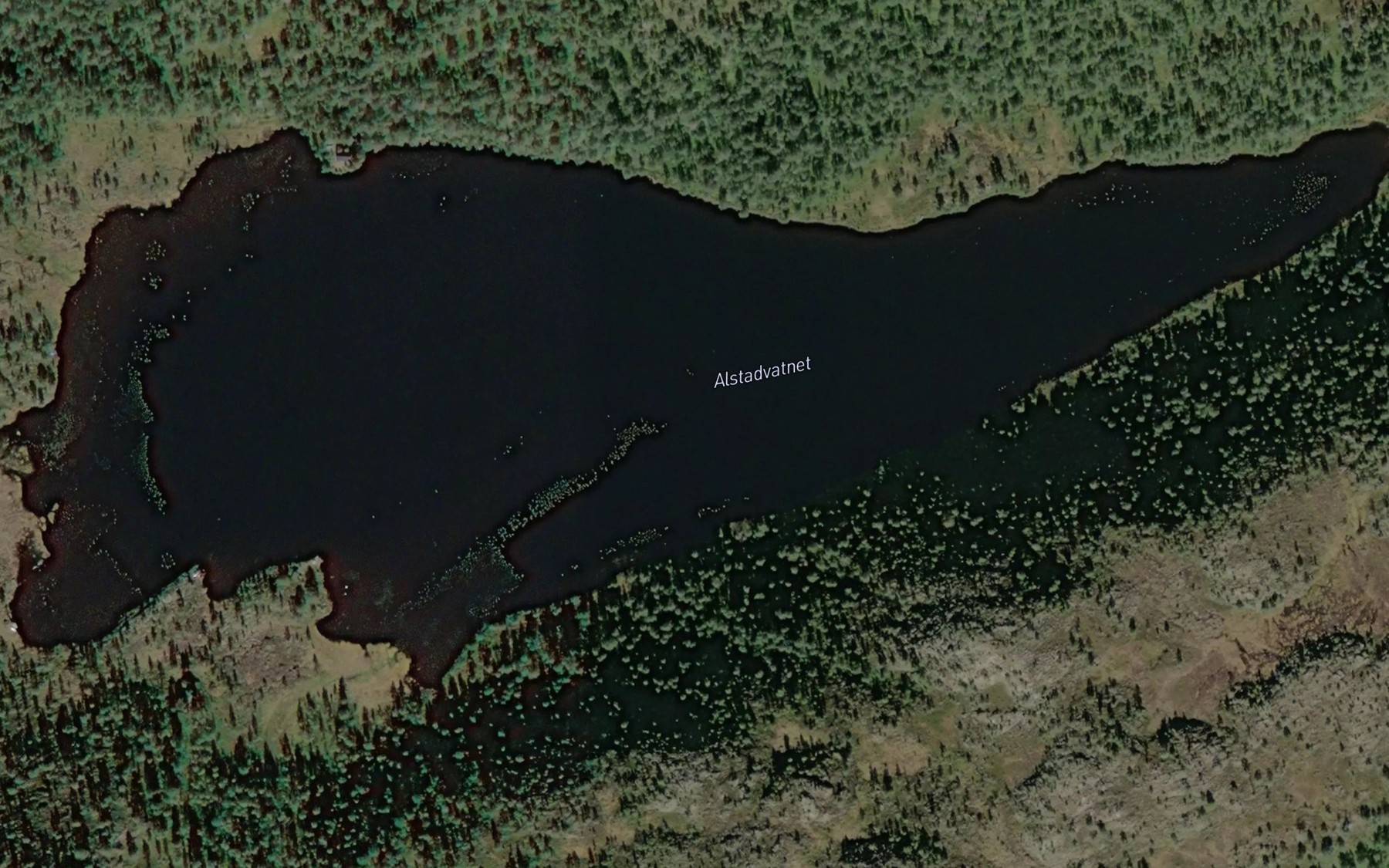 Satellite map of the Alstadvatnet