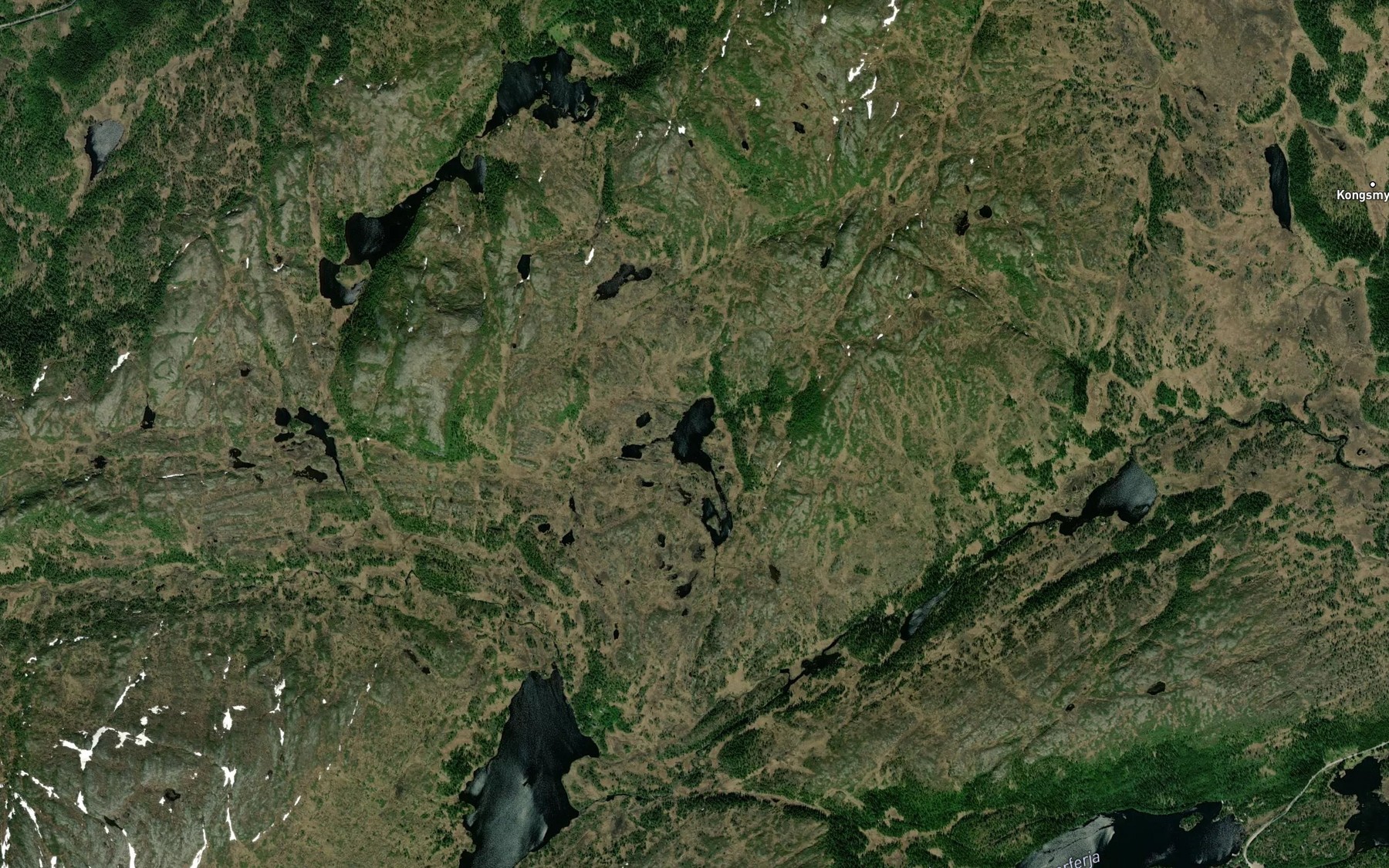 Satellite map of the Angeltjonna