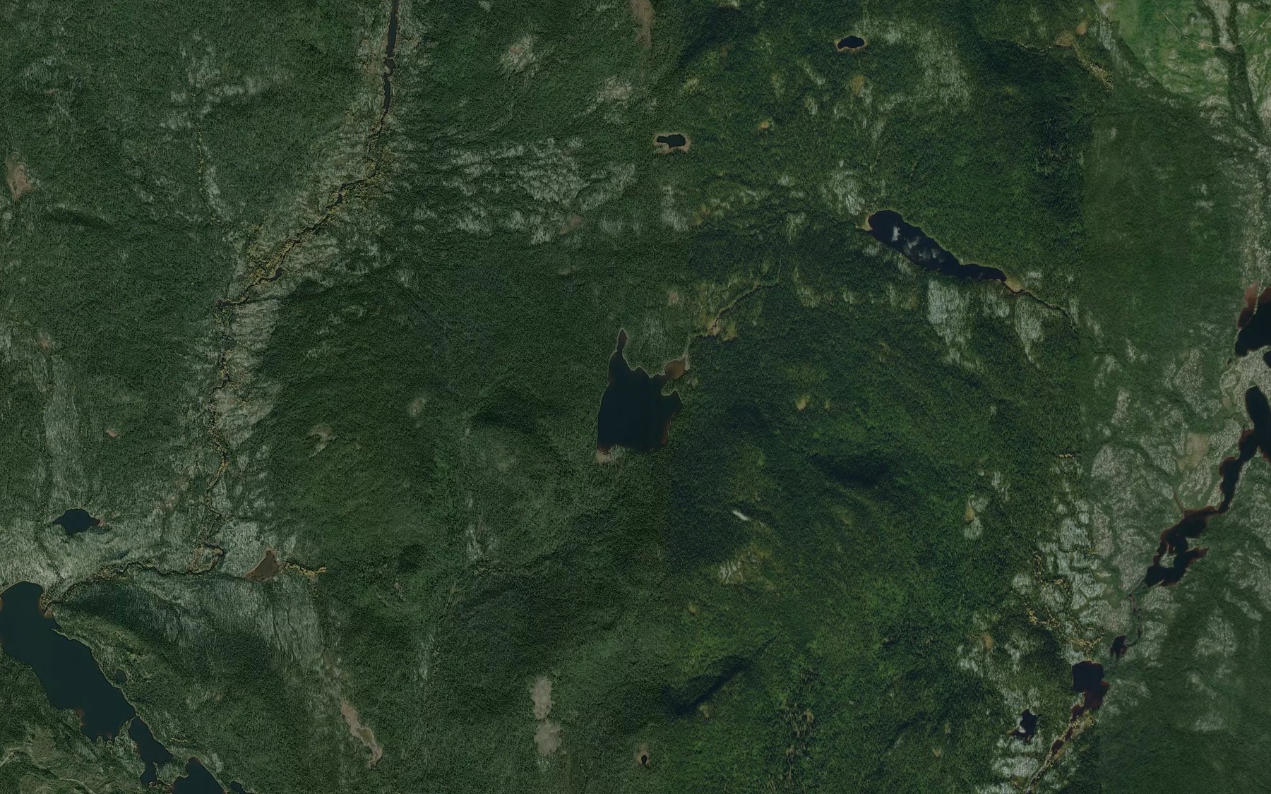 Satellite map of the Lac du Bar