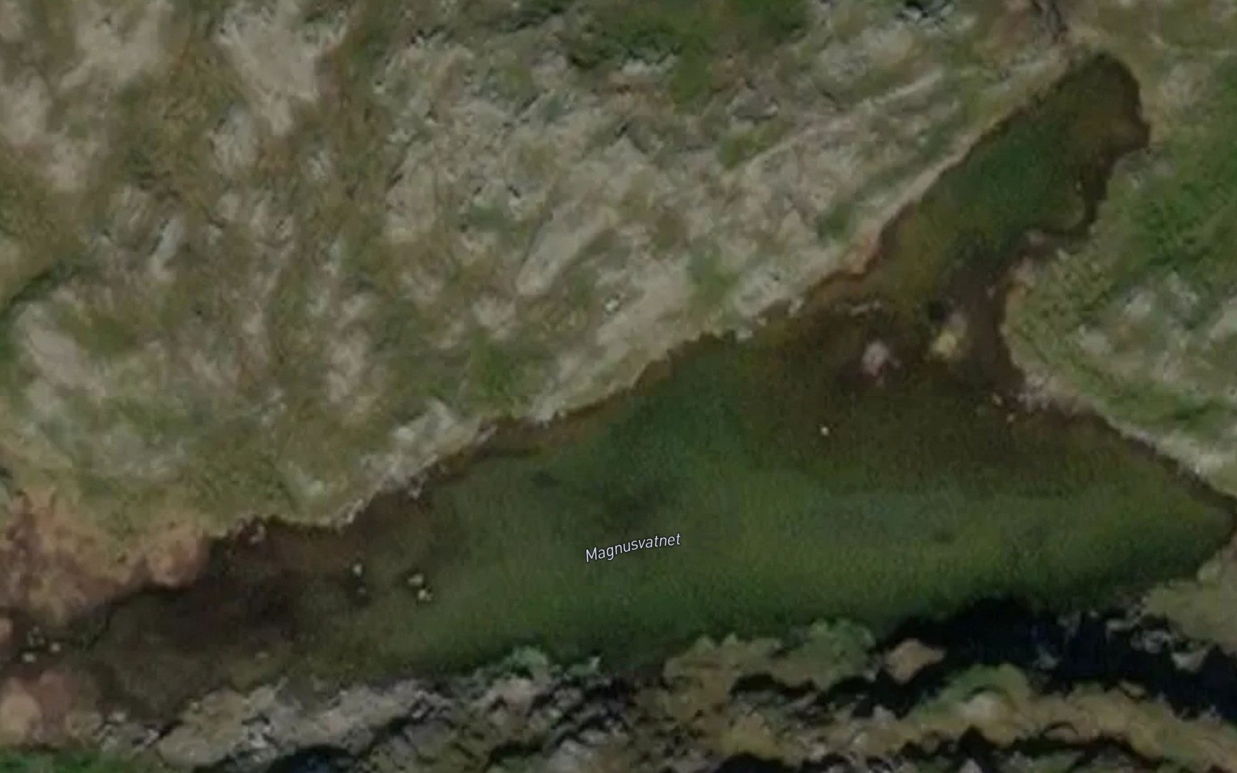 Satellite map of the Magnusvatnet