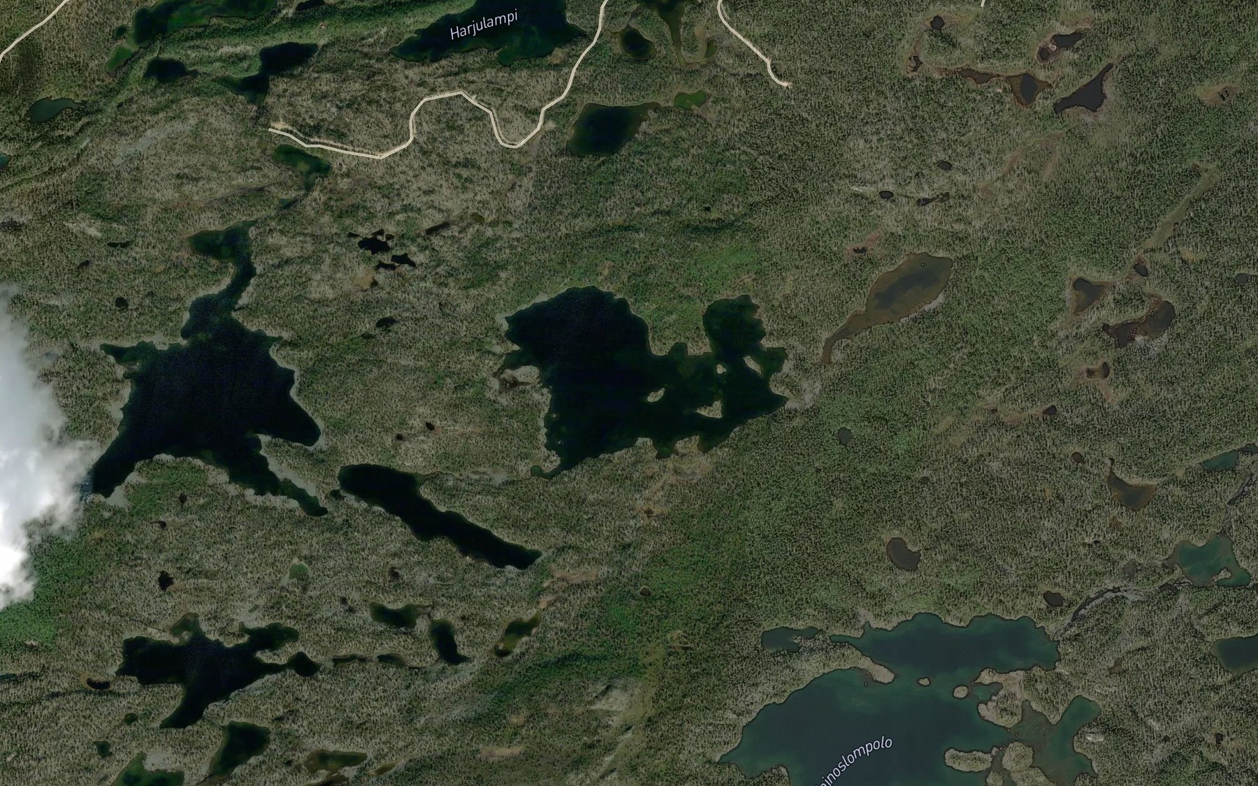 Satellite map of the Saarijarvi