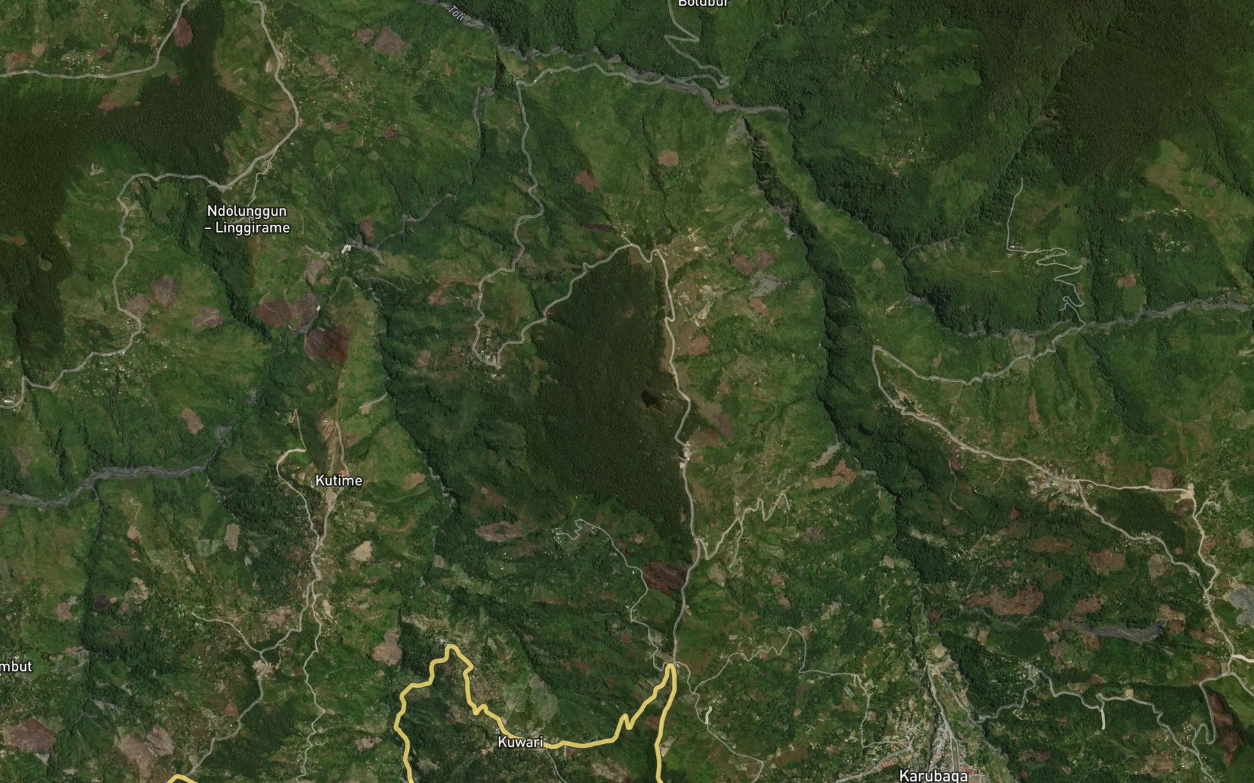 Satellite map of the Kubu