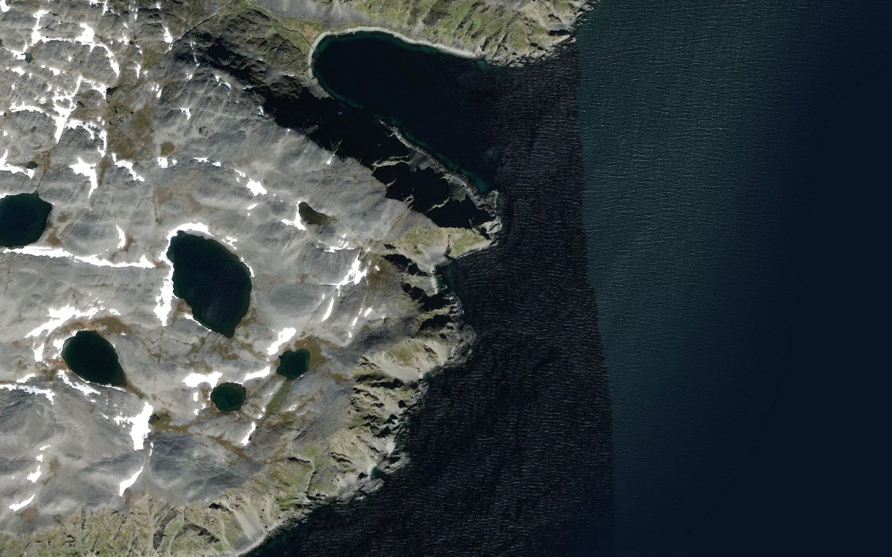 Satellite map of the Rotvika