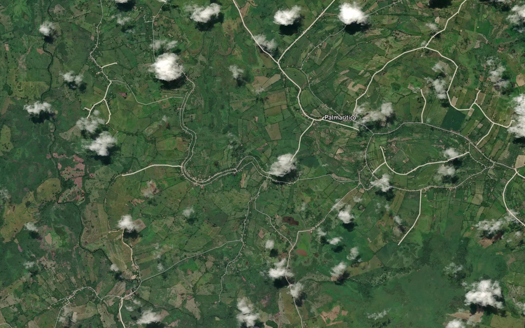 Satellite map of the Cano Los Caimanes