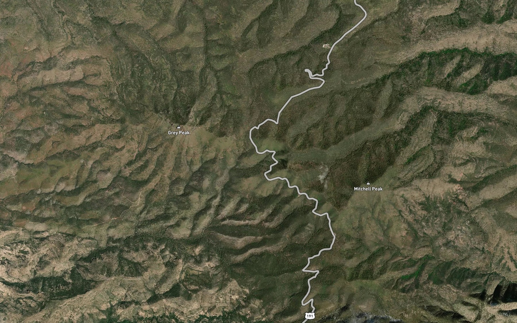 Satellite map of the Main Spring