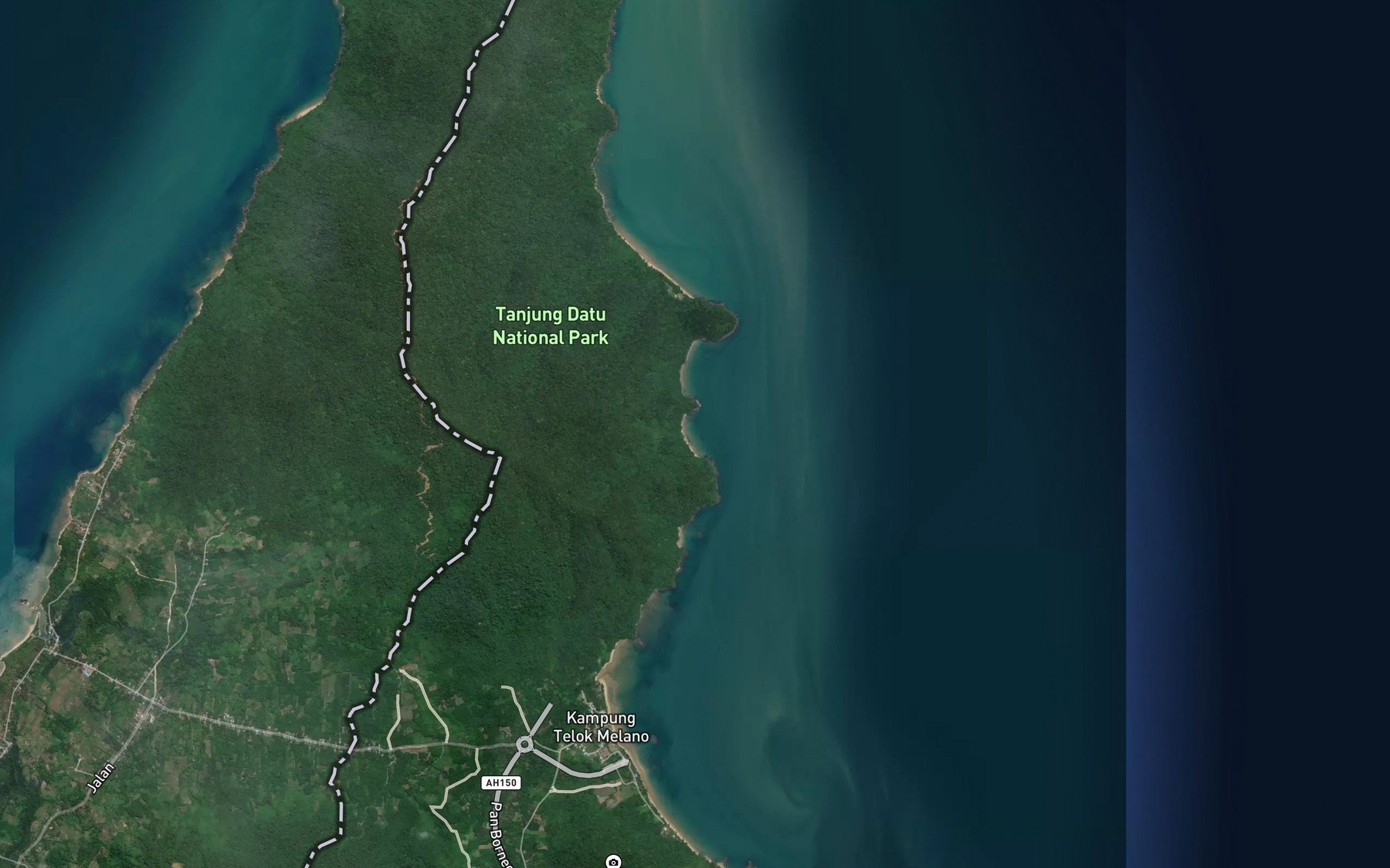 Satellite map of the Teluk Jin Siong