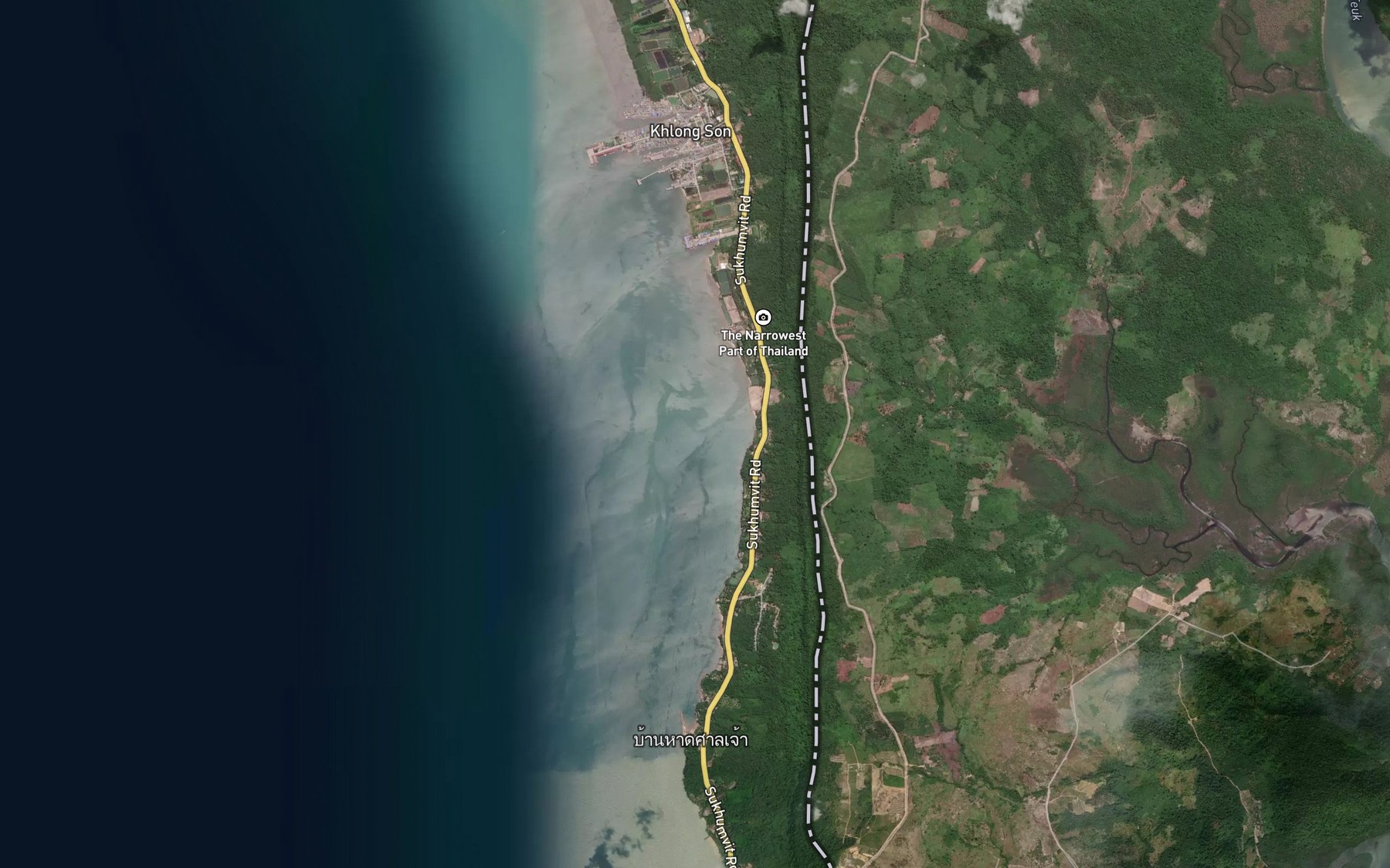 Satellite map of the Ao Khlong Na