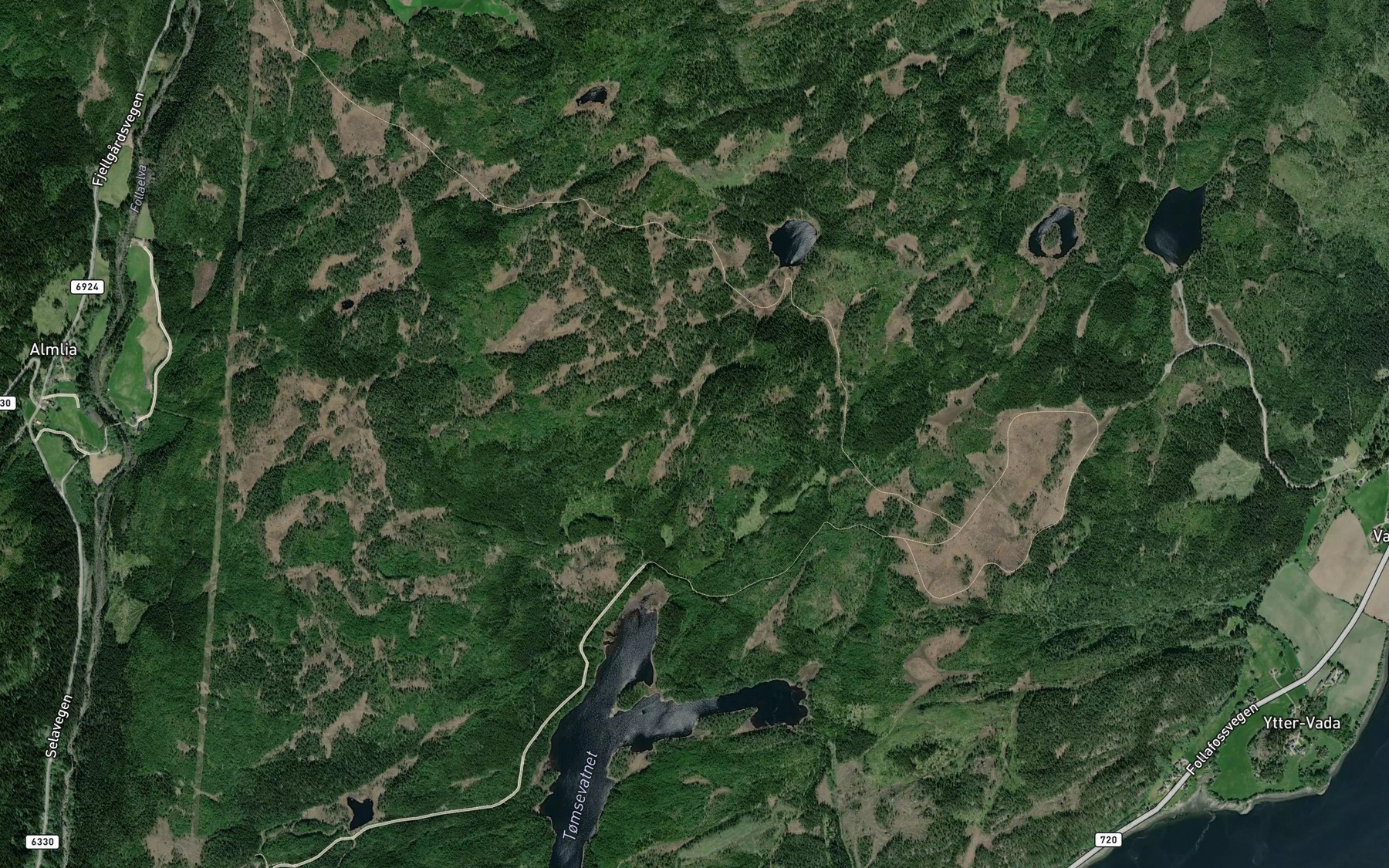Satellite map of the Verstjonnbekken