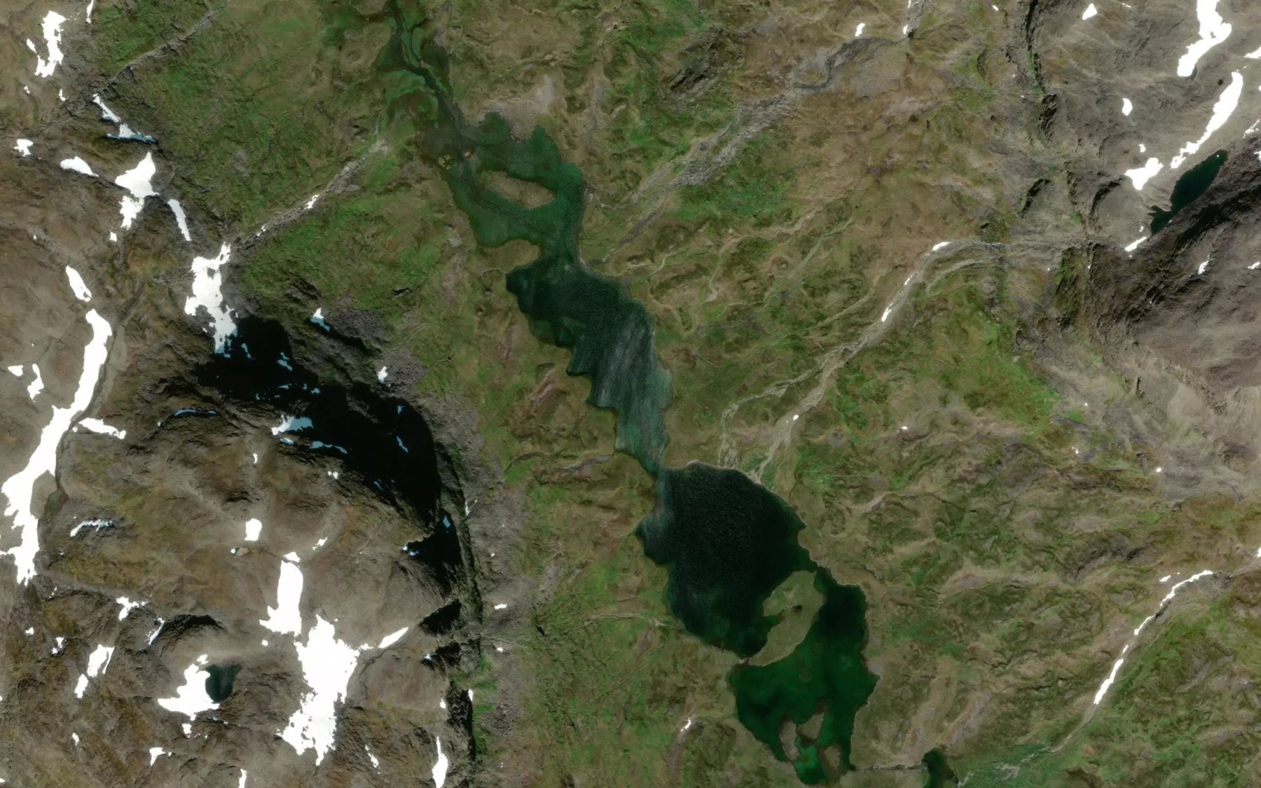 Satellite map of the Leaggojavri