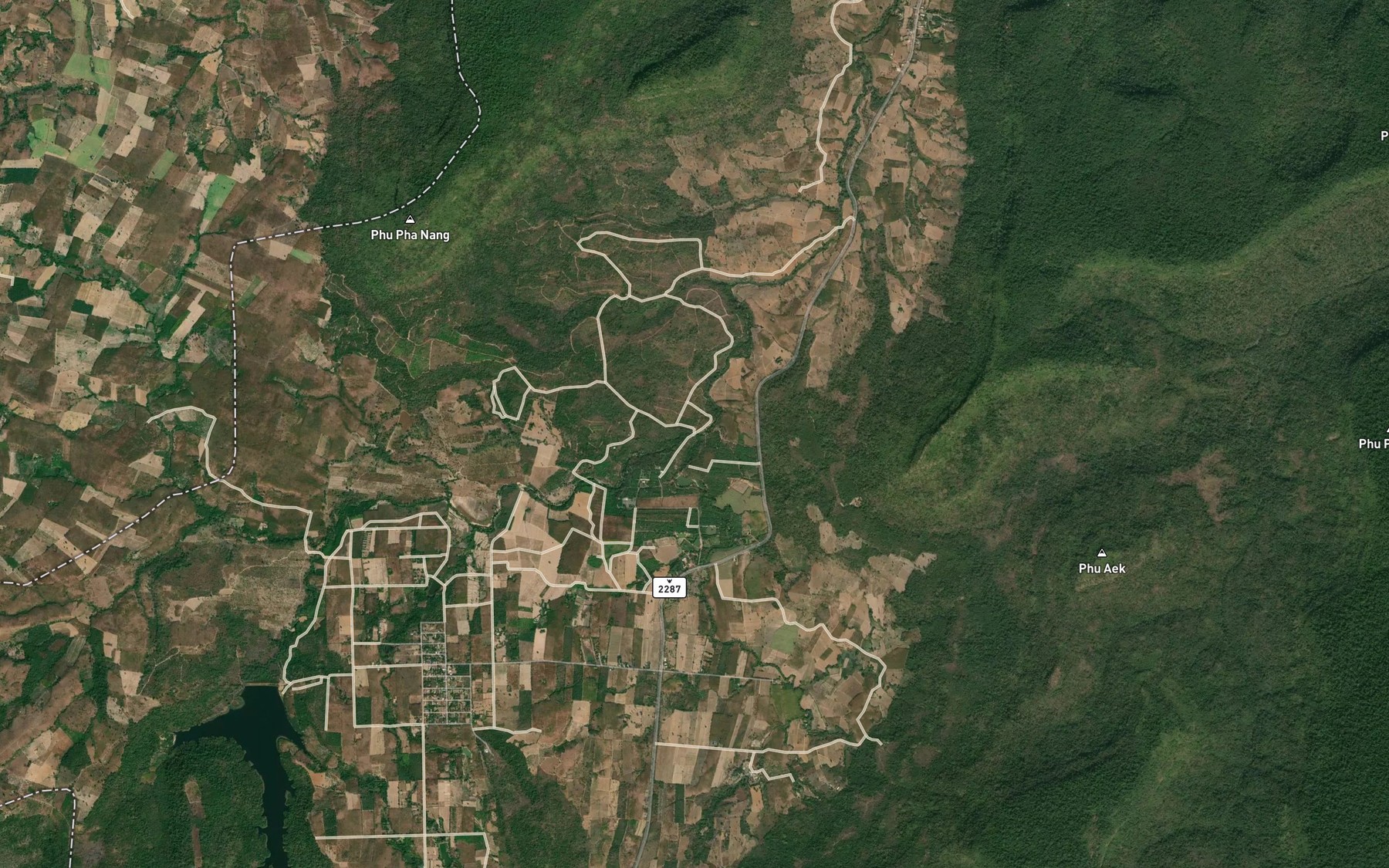 Satellite map of the Huai Katae
