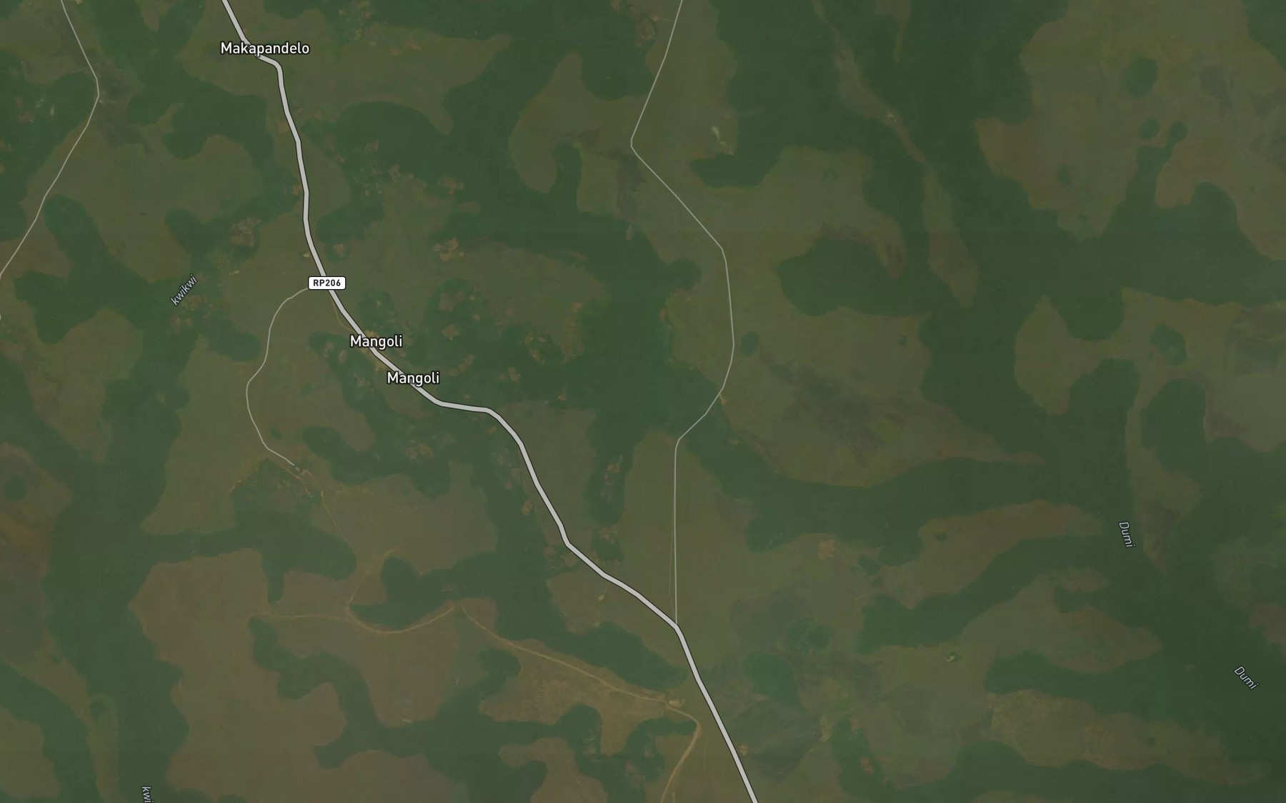 Satellite map of the Mangali