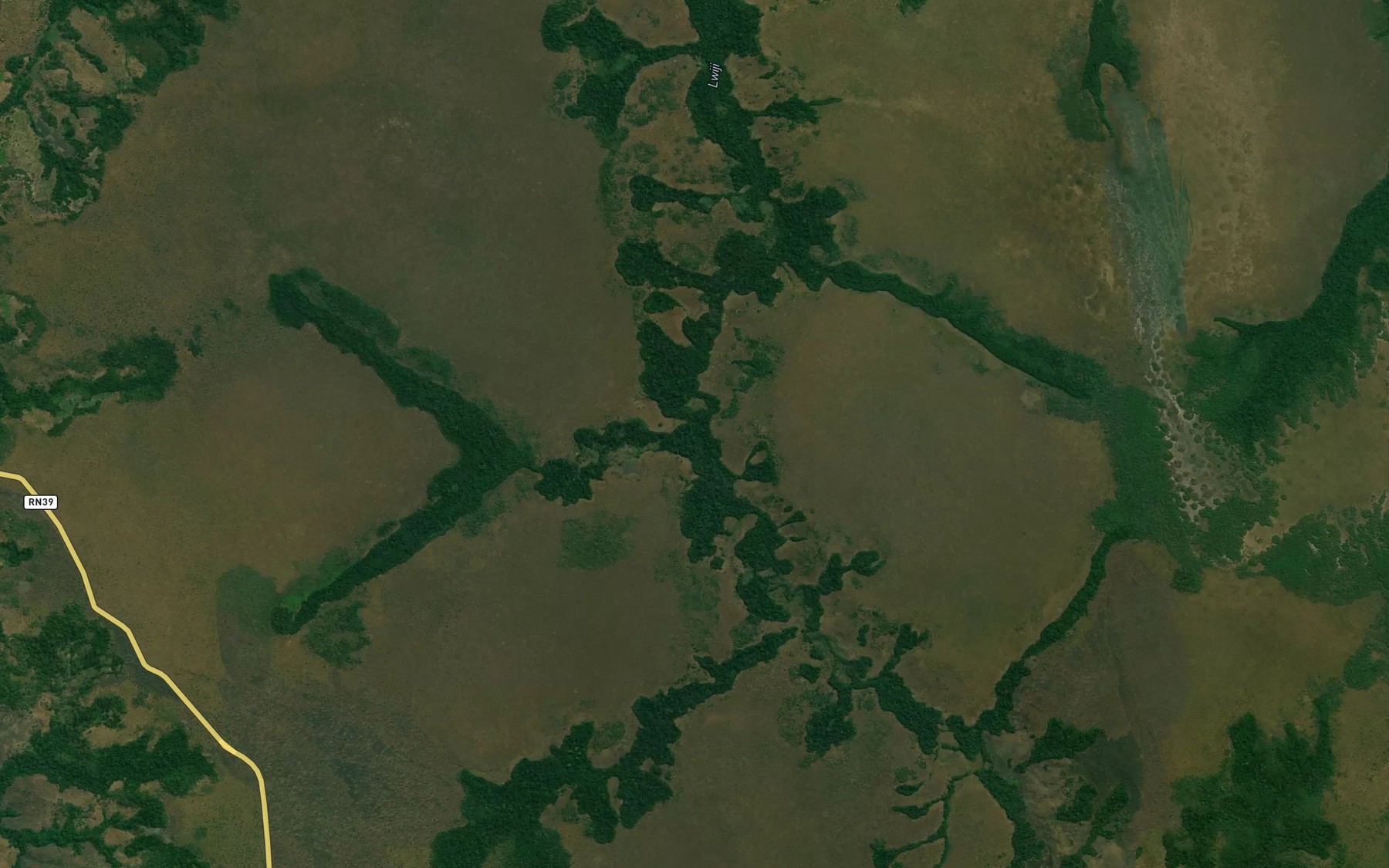 Satellite map of the Limunga