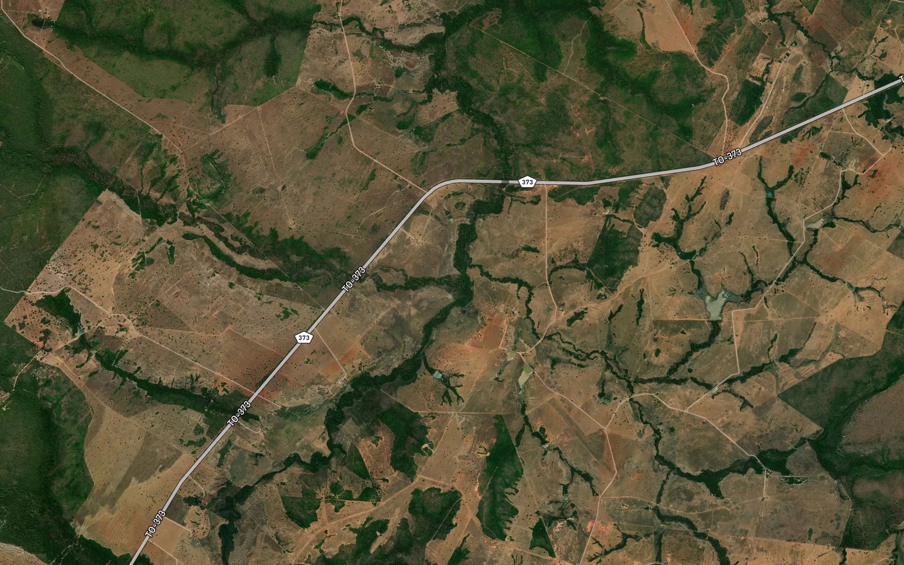 Satellite map of the Corrego do Cedro