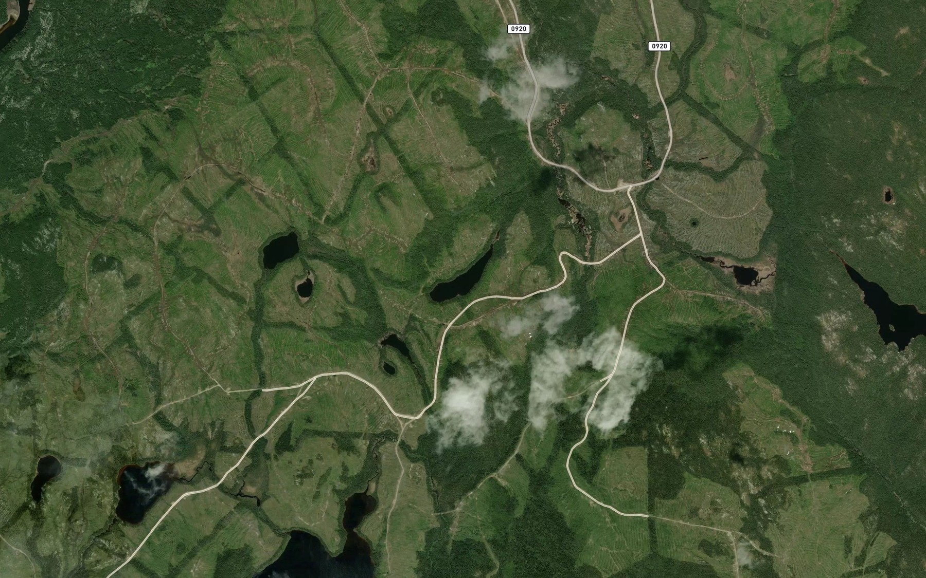 Satellite map of the Lac Godenesche