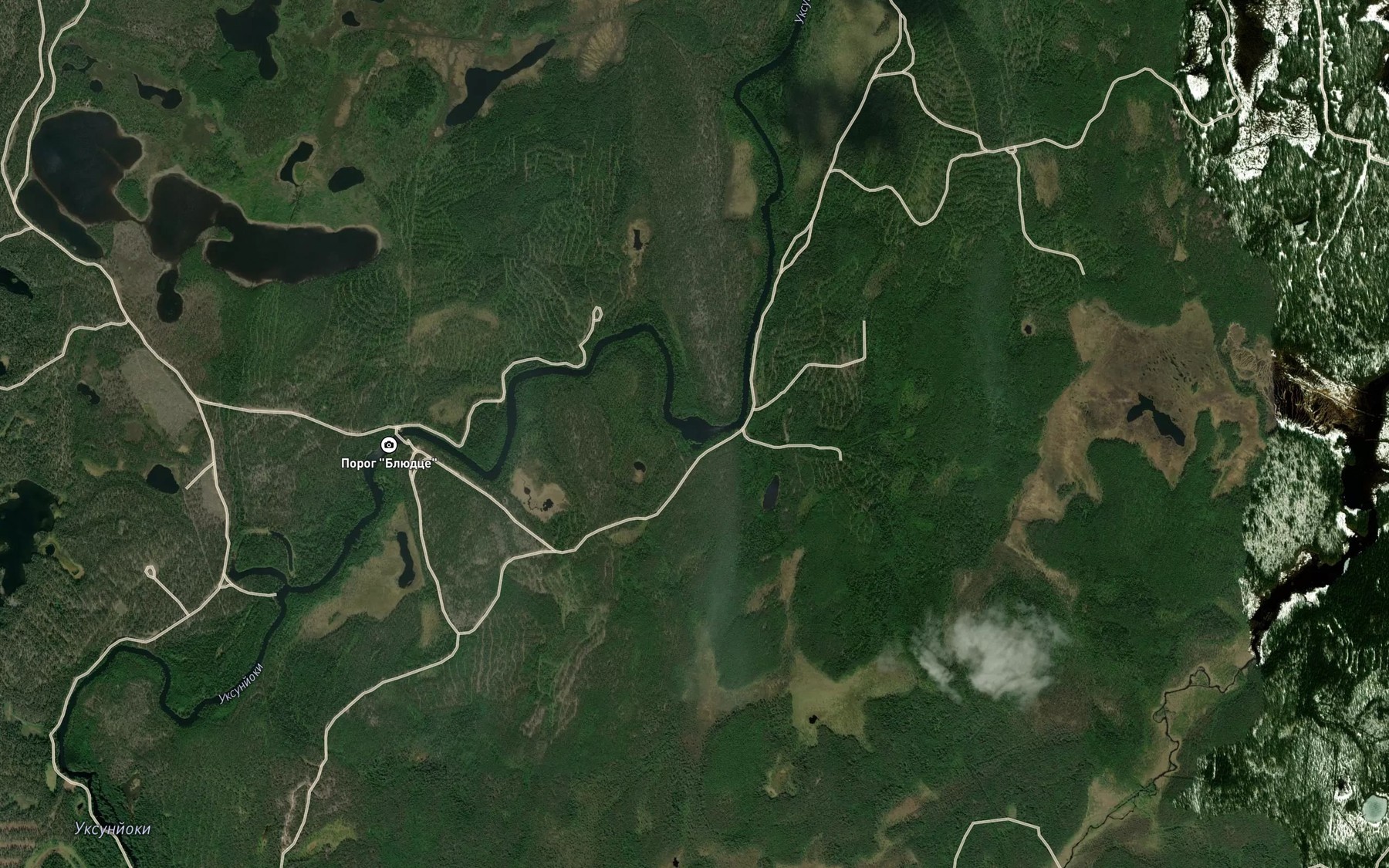 Satellite map of the Porog Kolokoski