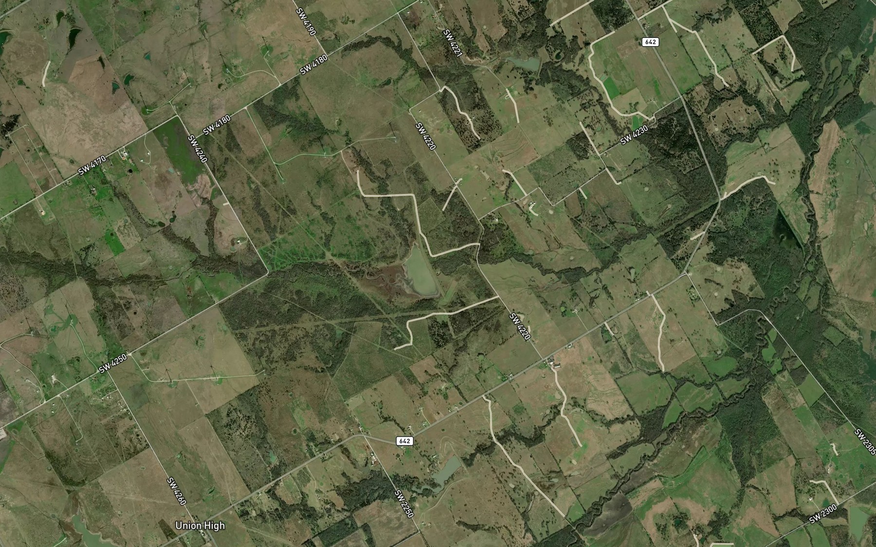 Satellite map of the Soil Conservation Service Site 31 Reservoir