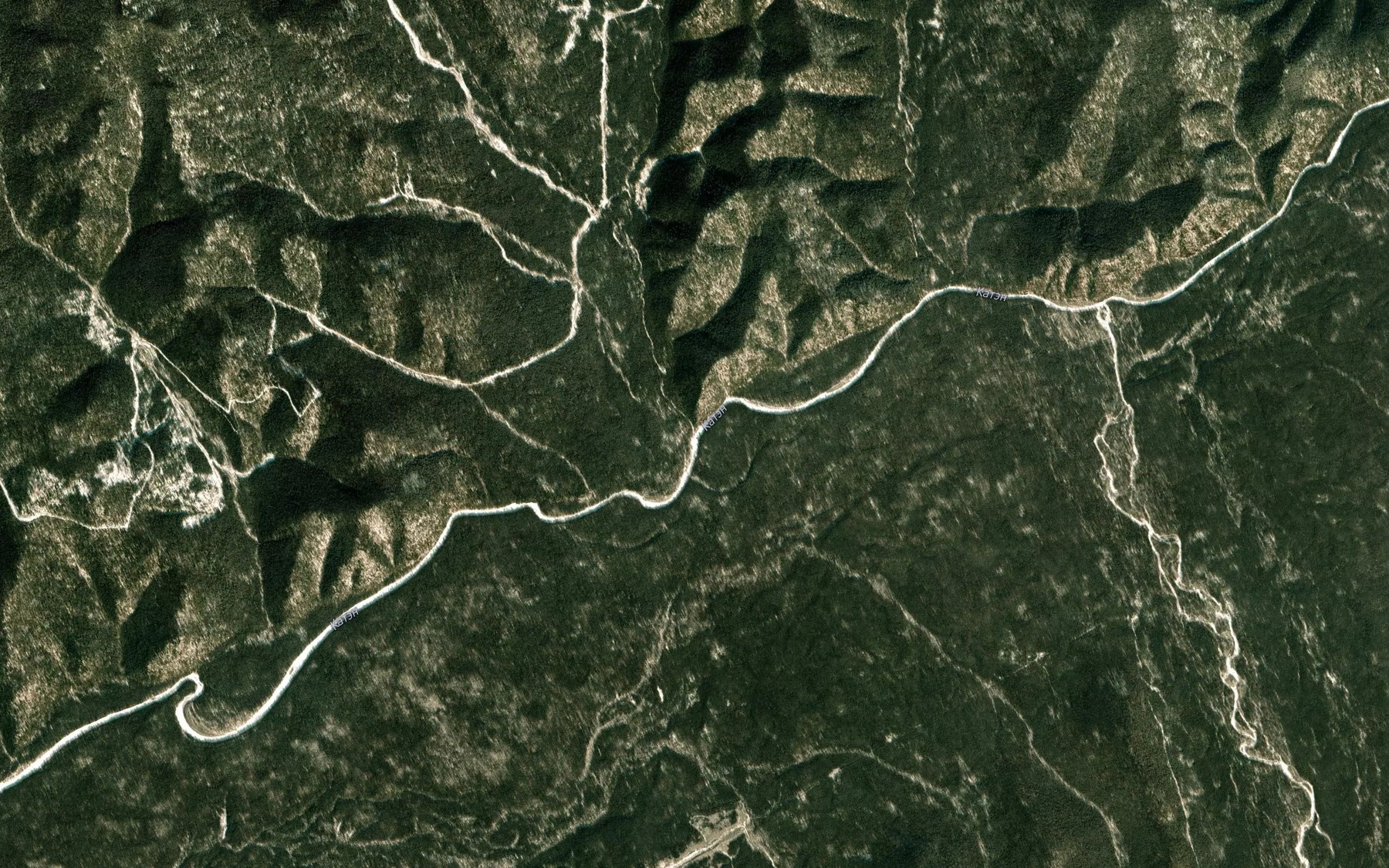 Satellite map of the Nazarovskiy