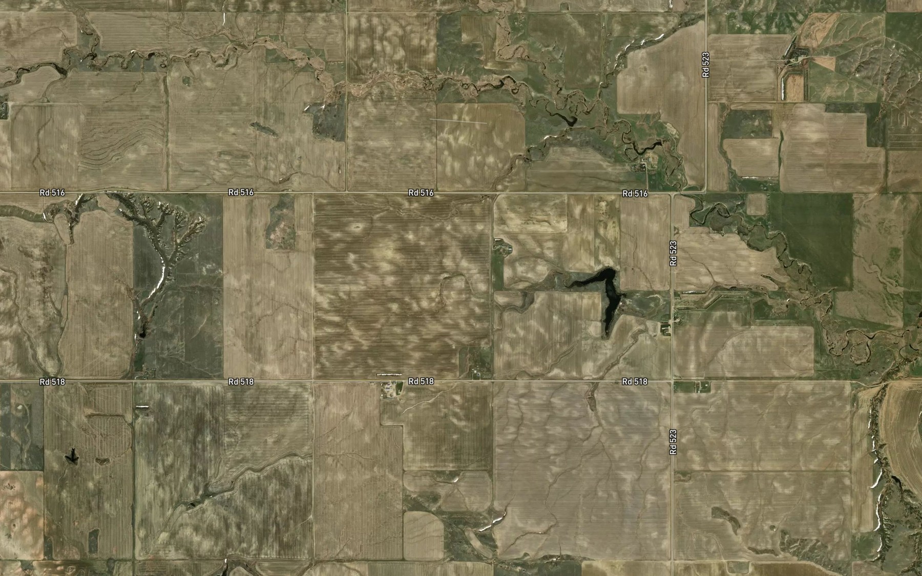 Satellite map of the Senner Reservoir