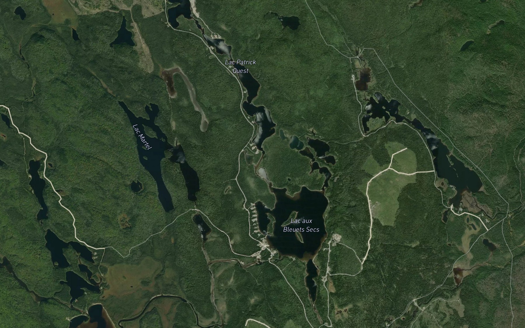 Satellite map of the Riviere Patrick Ouest