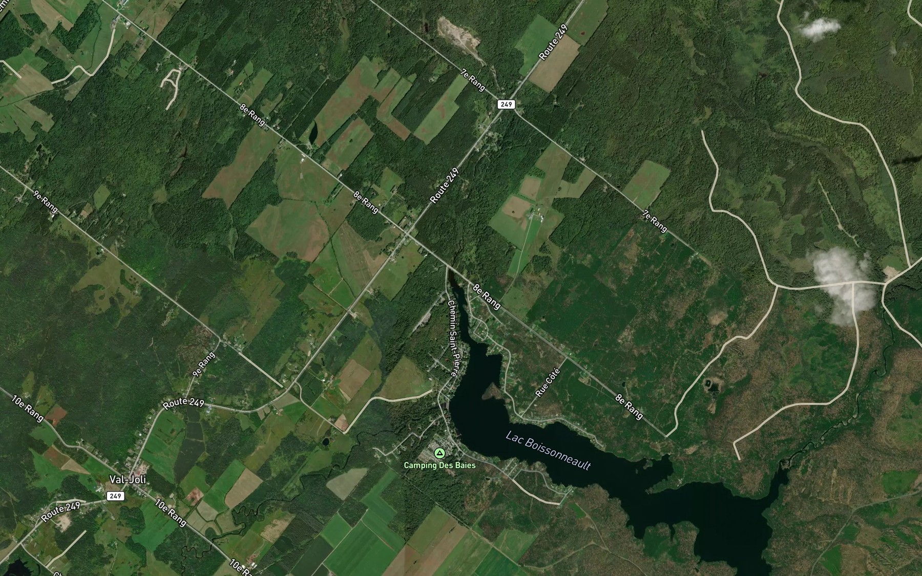 Satellite map of the Ruisseau Scrosati