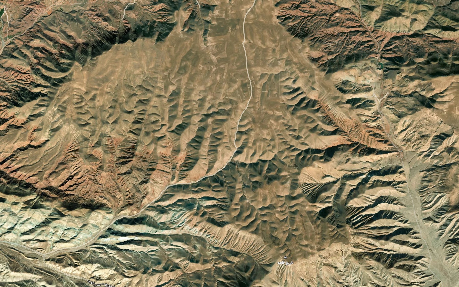 Satellite map of the Cheshmeh-ye Fateh Meli