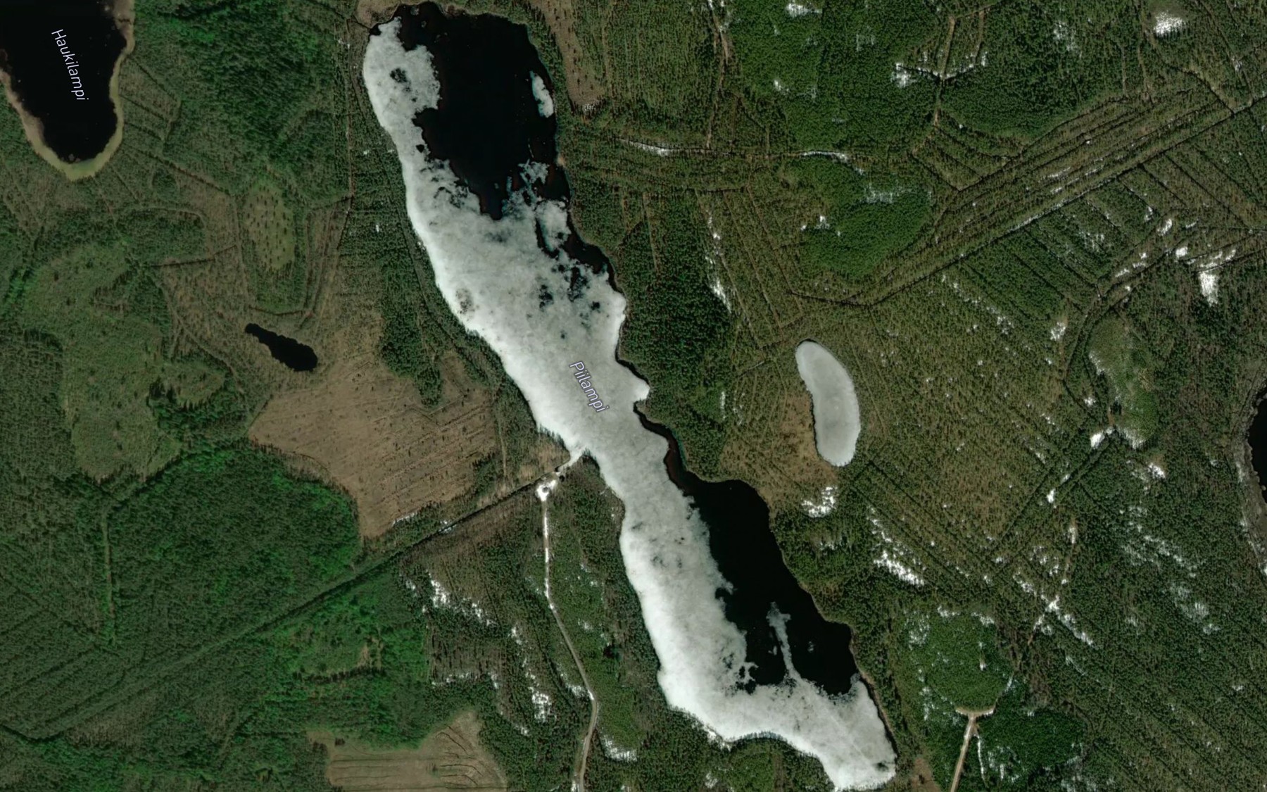 Satellite map of the Piilampi