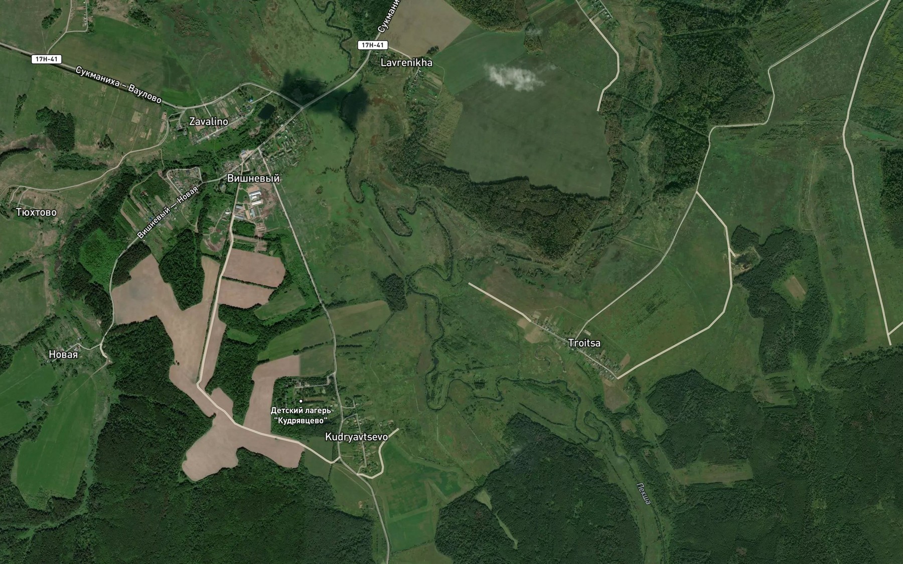 Satellite map of the Il'movka