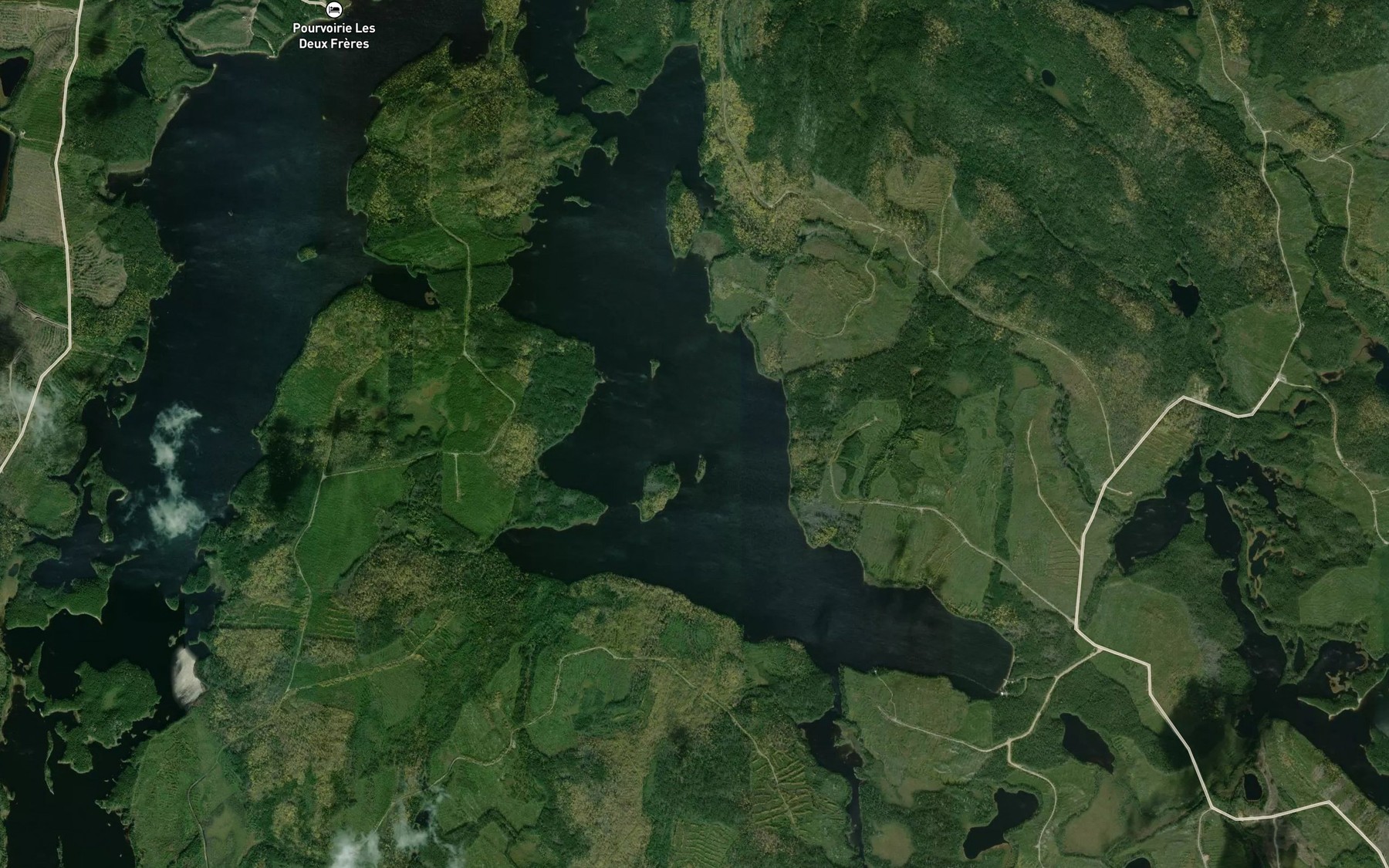 Satellite map of the Lac Mikisiw Amirikanan