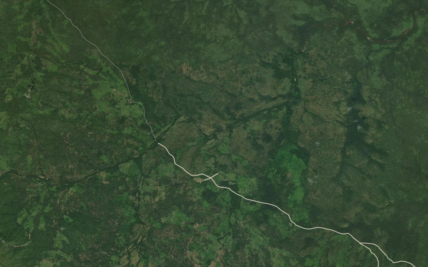 Satellite map of the River Jigawal