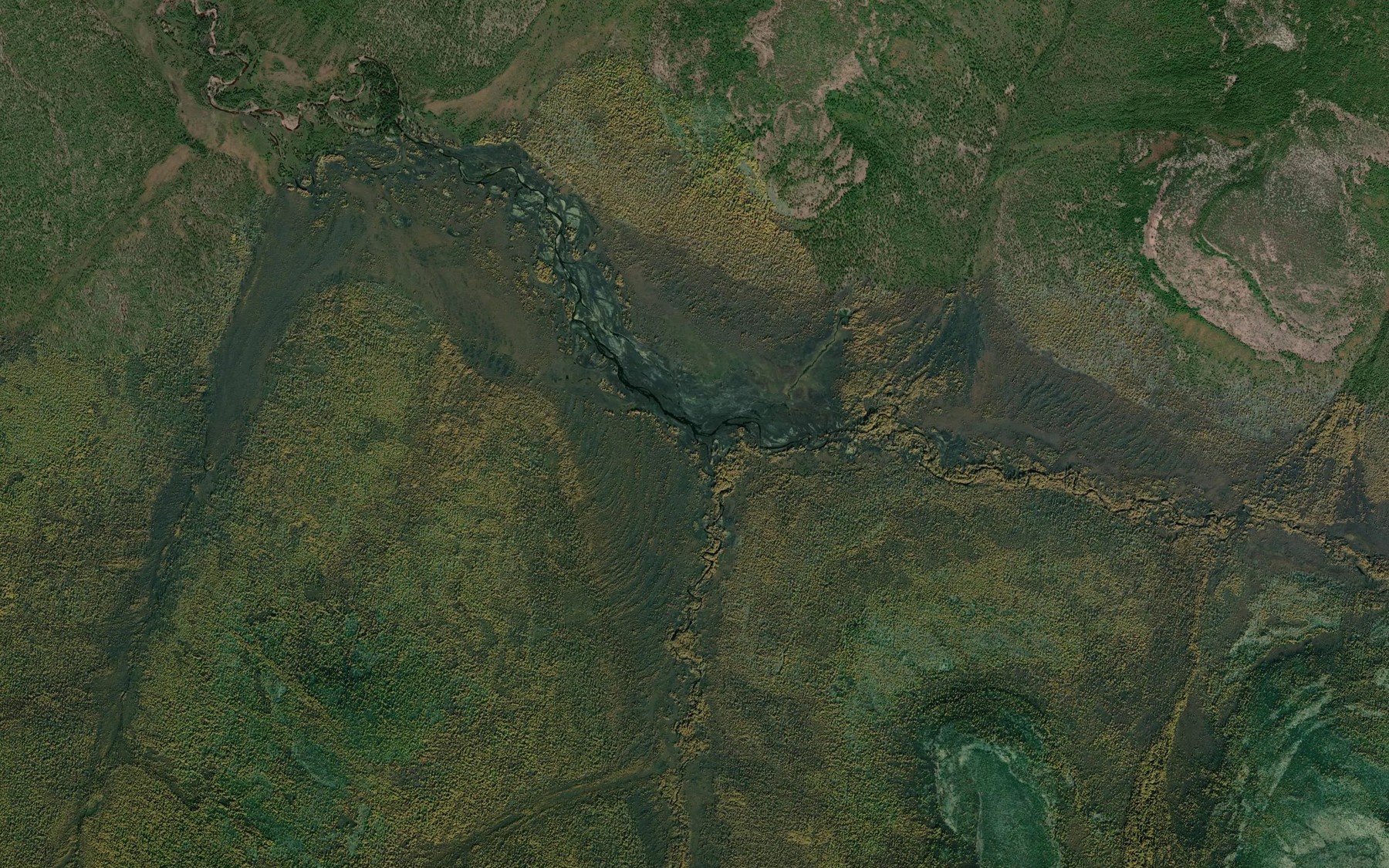 Satellite map of the Tekhonte