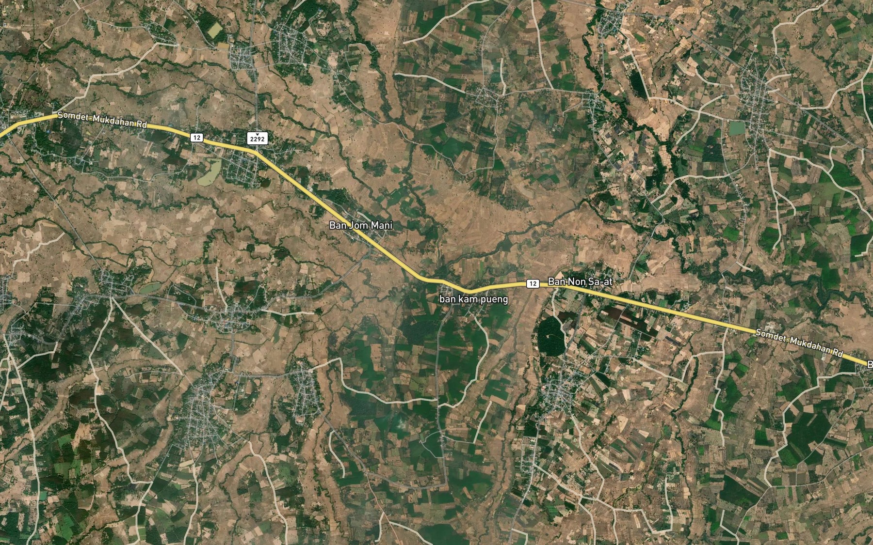 Satellite map of the Huai Phai Daeng