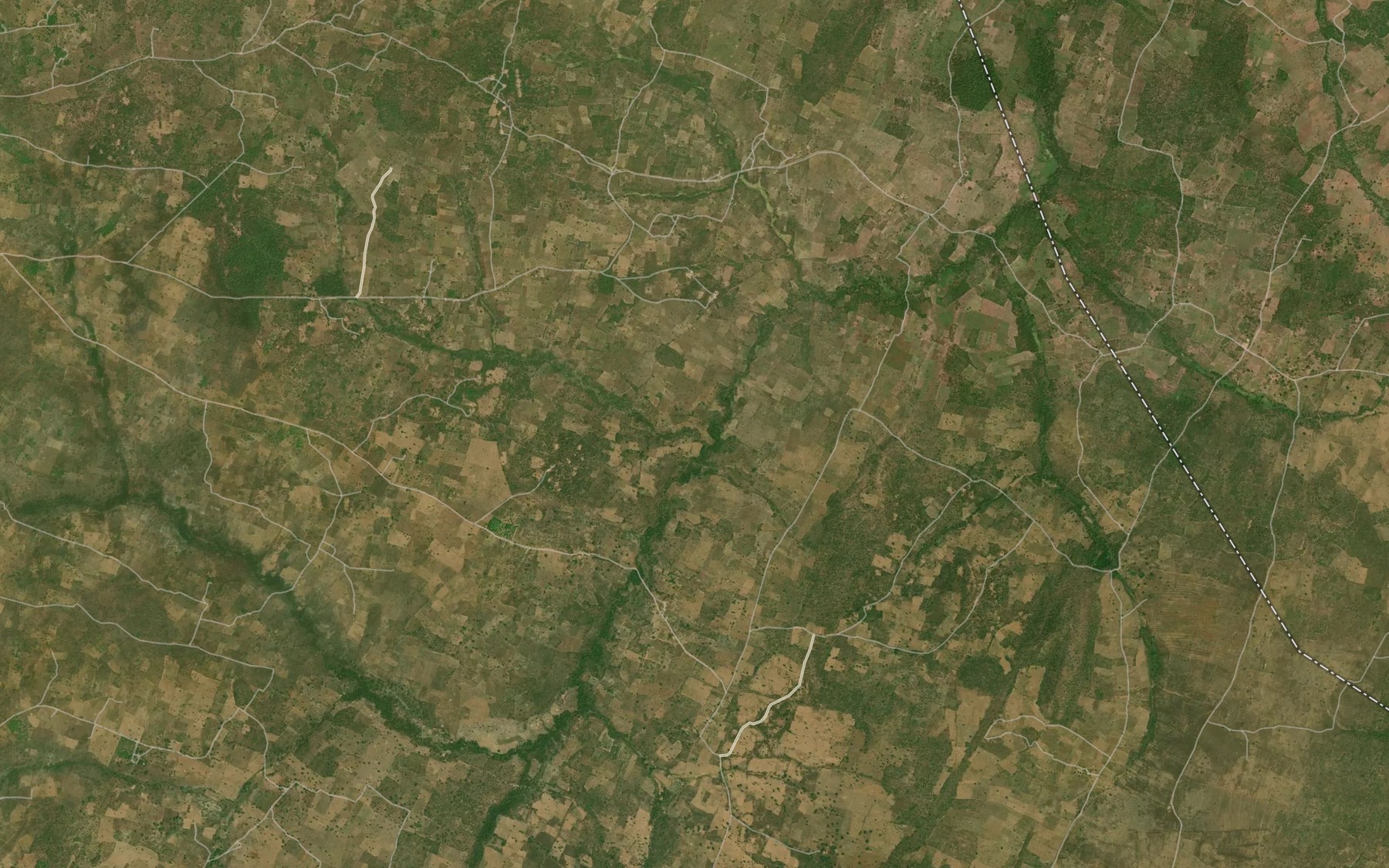 Satellite map of the River Asapa