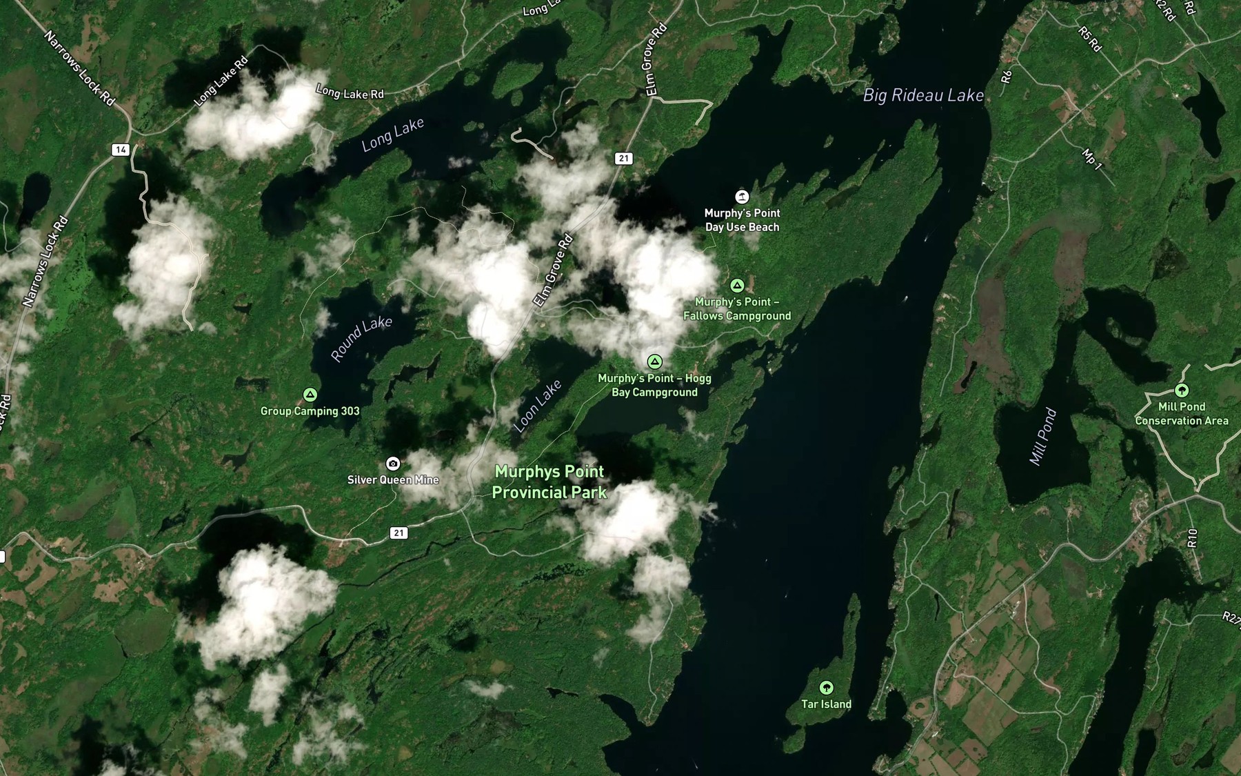 Satellite map of the Spot 6