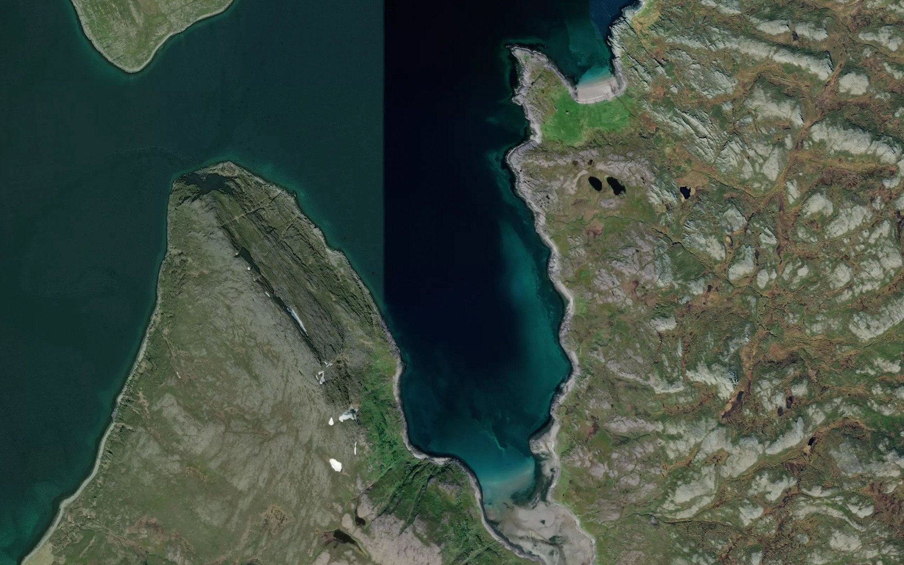 Satellite map of the Austerbotnen