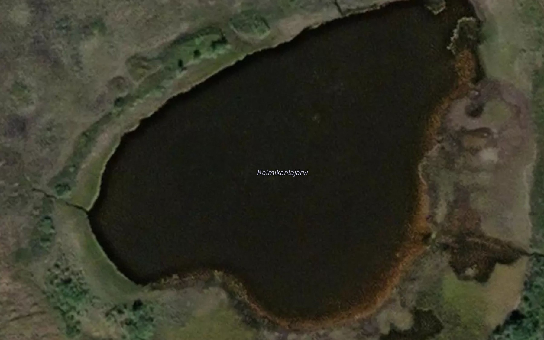 Satellite map of the Kolmikantajaervi