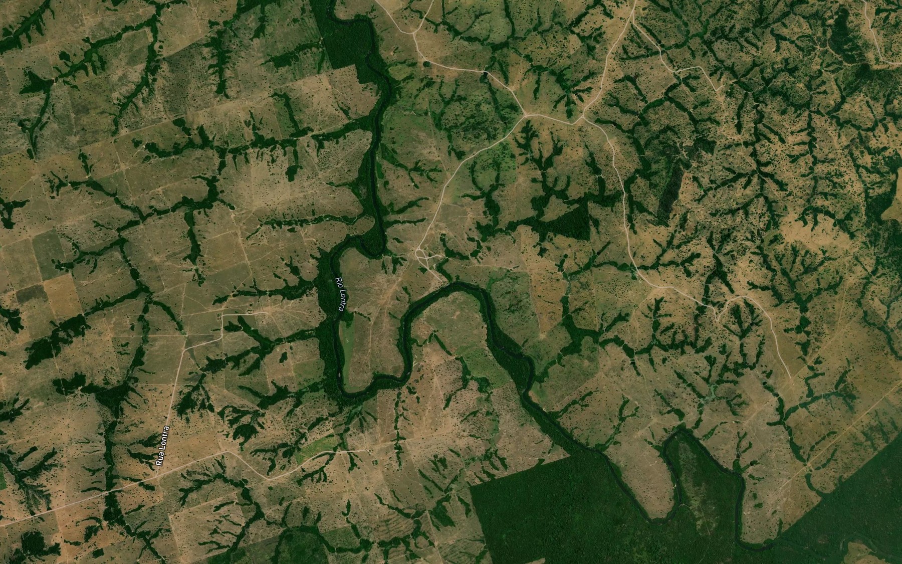 Satellite map of the Corrego Sucuri