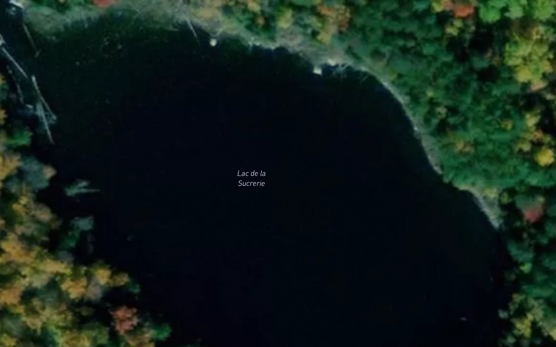 Satellite map of the Lac de la Sucrerie