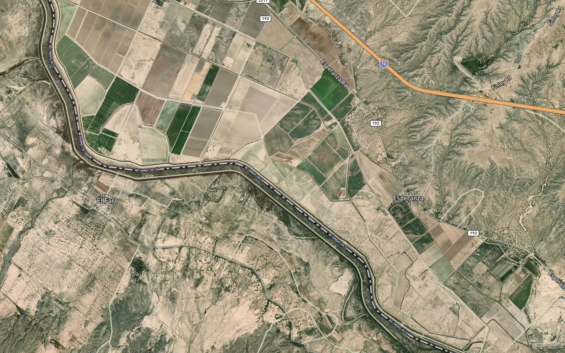 Satellite map of the Algodon Lateral