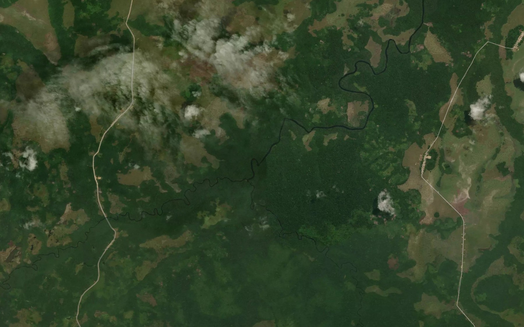 Satellite map of the Mbessi