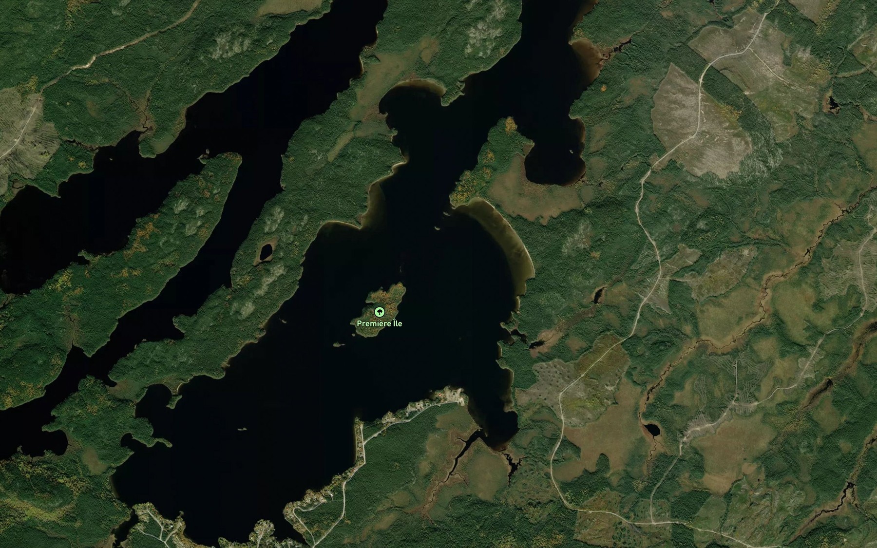 Satellite map of the Baie de l'Ouest