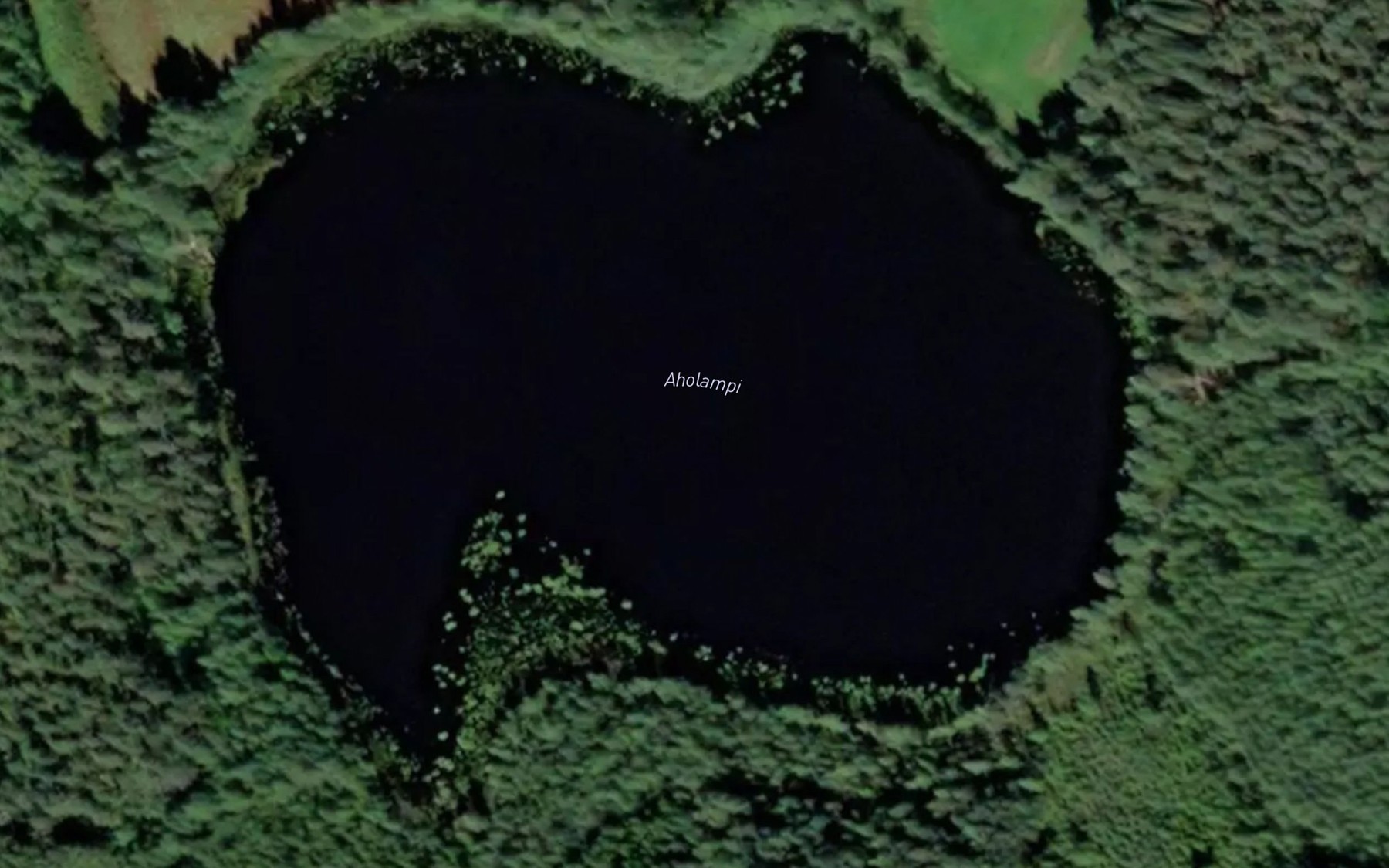Satellite map of the Aholampi