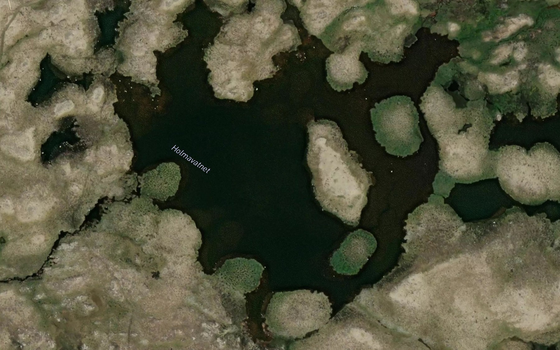Satellite map of the Holmavatnet